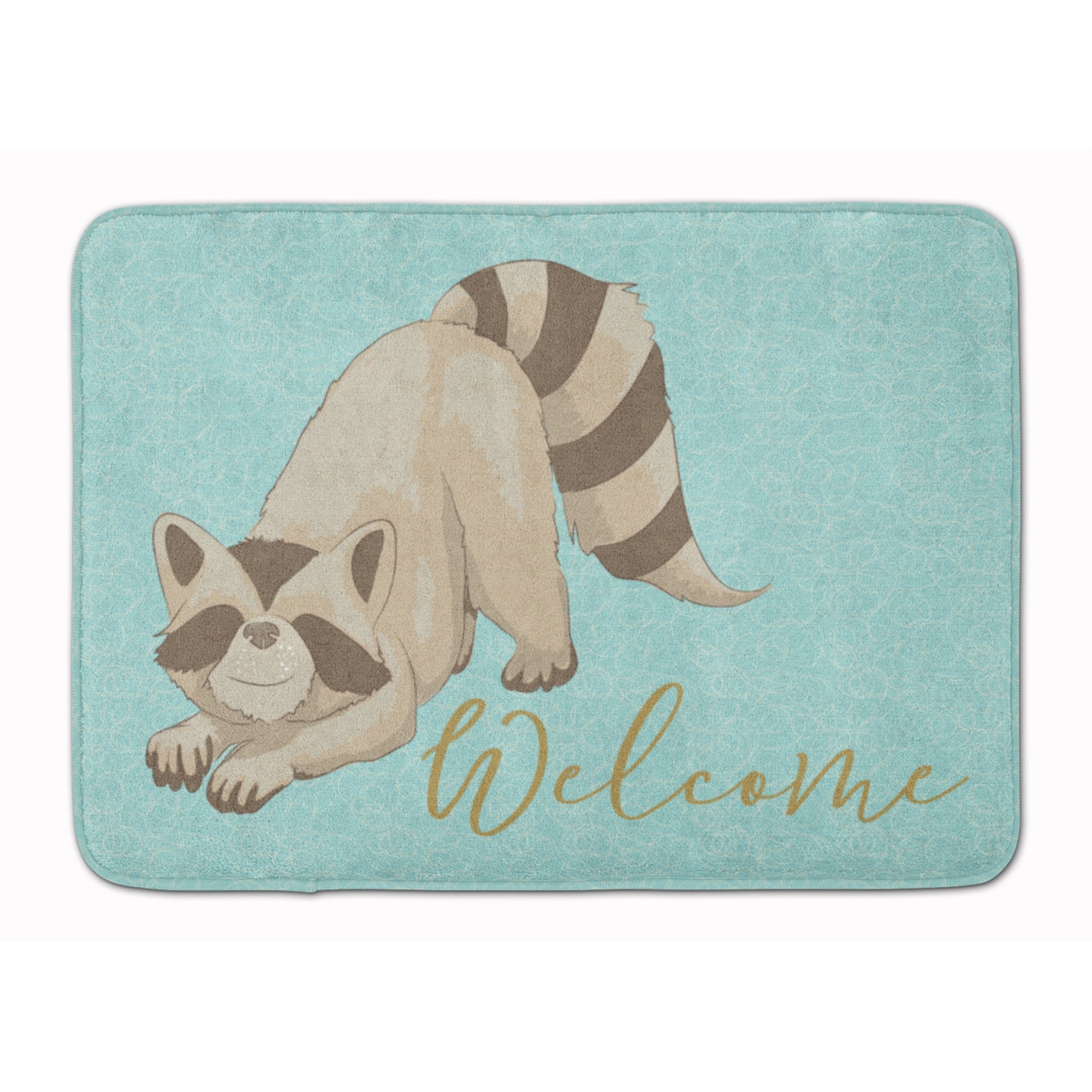 'Caroline'S Treasures Raccoon Welcome Floor Mat, 19'''' X 27'''', Multicolor''