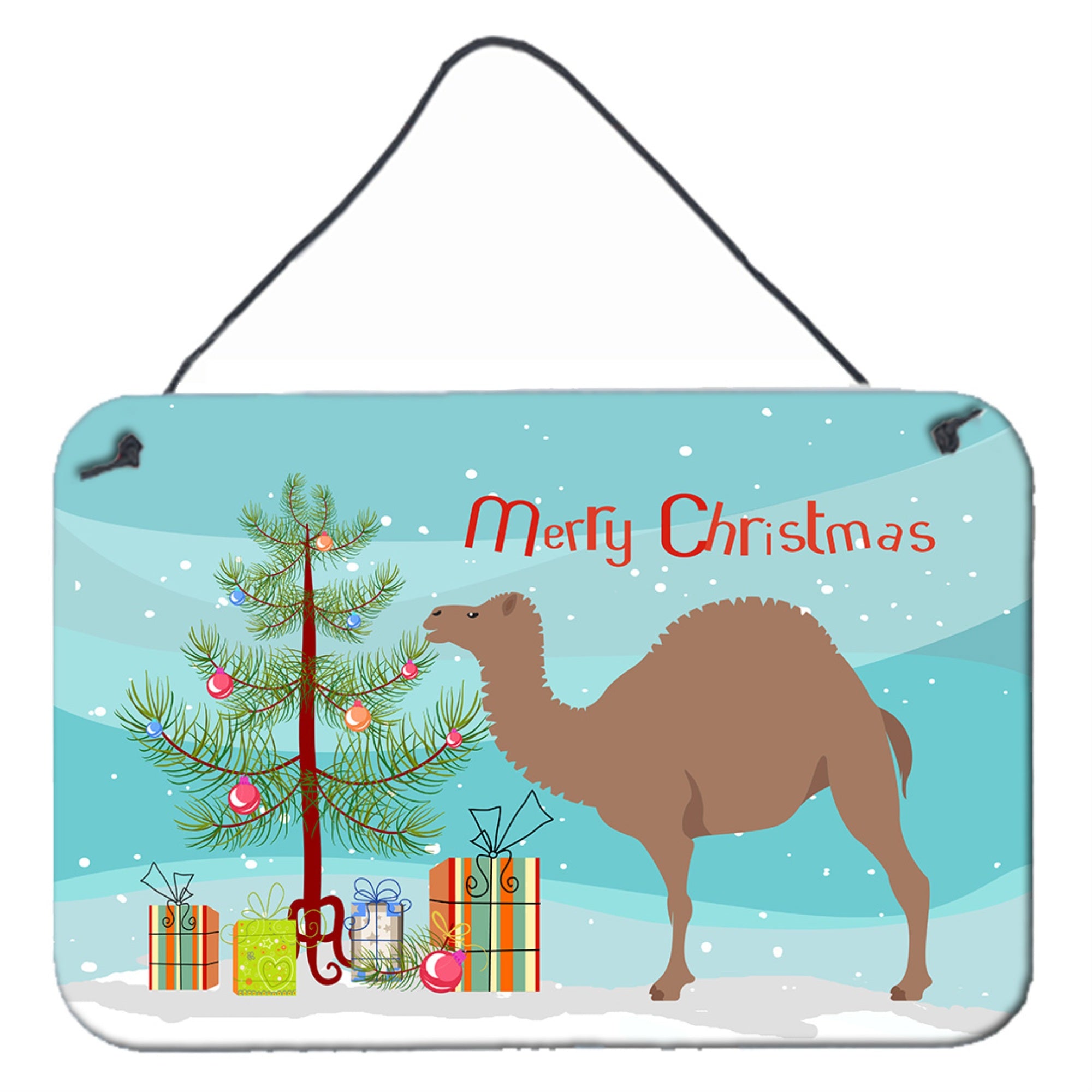 'Caroline'S Treasures F1 Hybrid Camel Christmas Metal Print, 8'''' X 12''''''