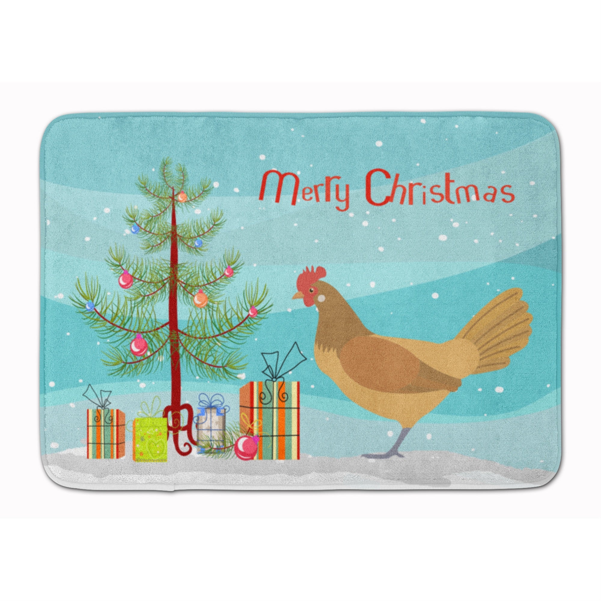 'Caroline'S Treasures Frisian Friesian Chicken Christmas Floor Mat, 19'''' X 27'''', Multicolor''