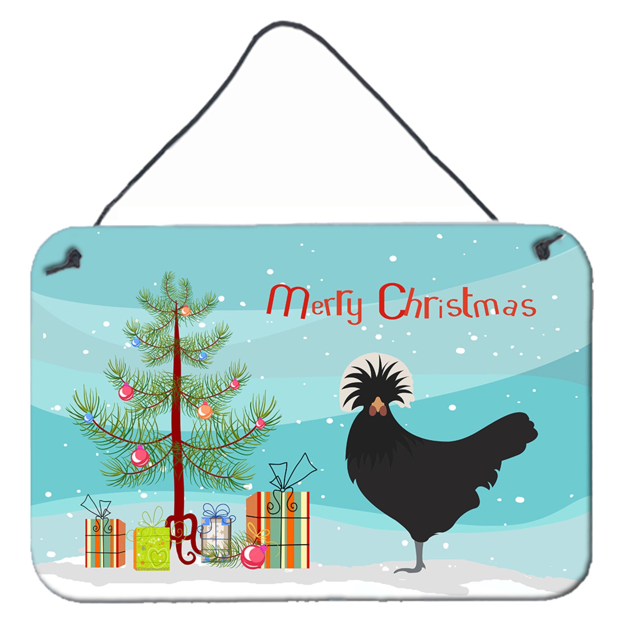 'Caroline'S Treasures Polish Poland Chicken Christmas Metal Print, 8'''' X 12''''''