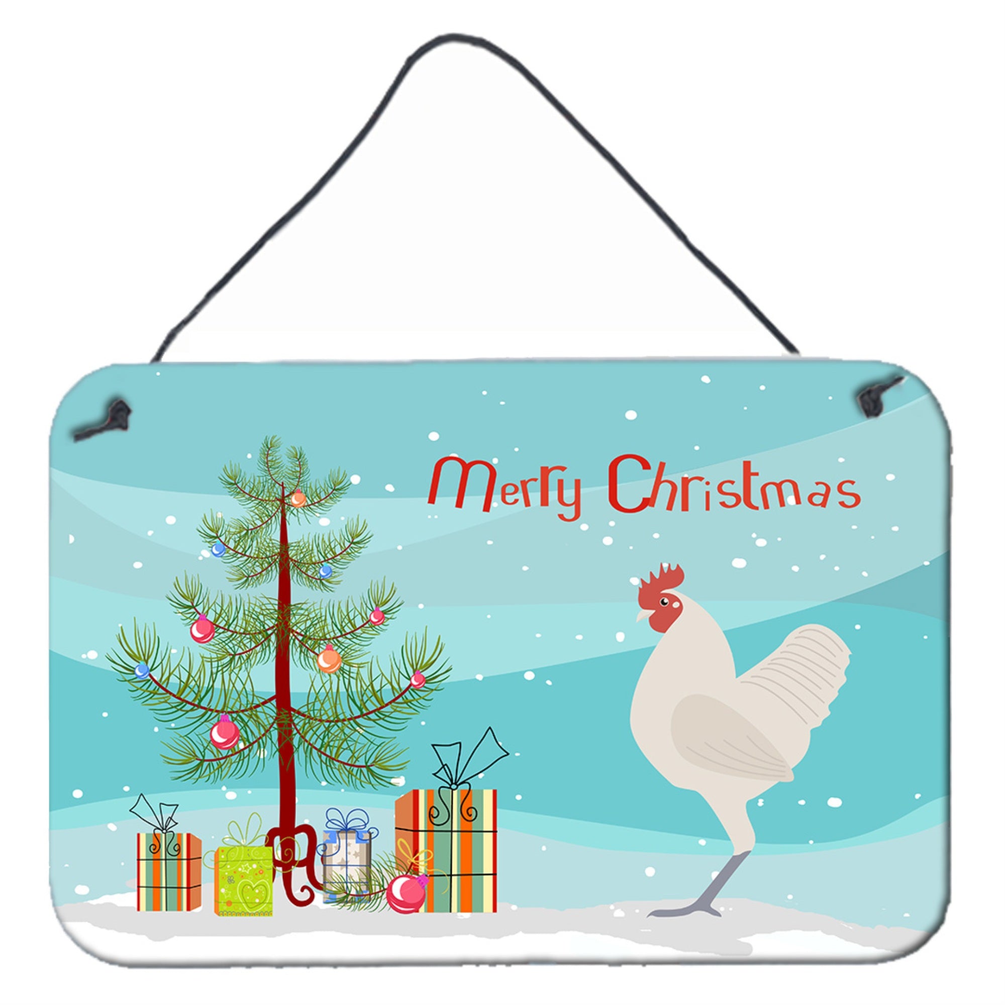 'Caroline'S Treasures German Langshan Chicken Christmas Metal Print, 8'''' X 12''''''