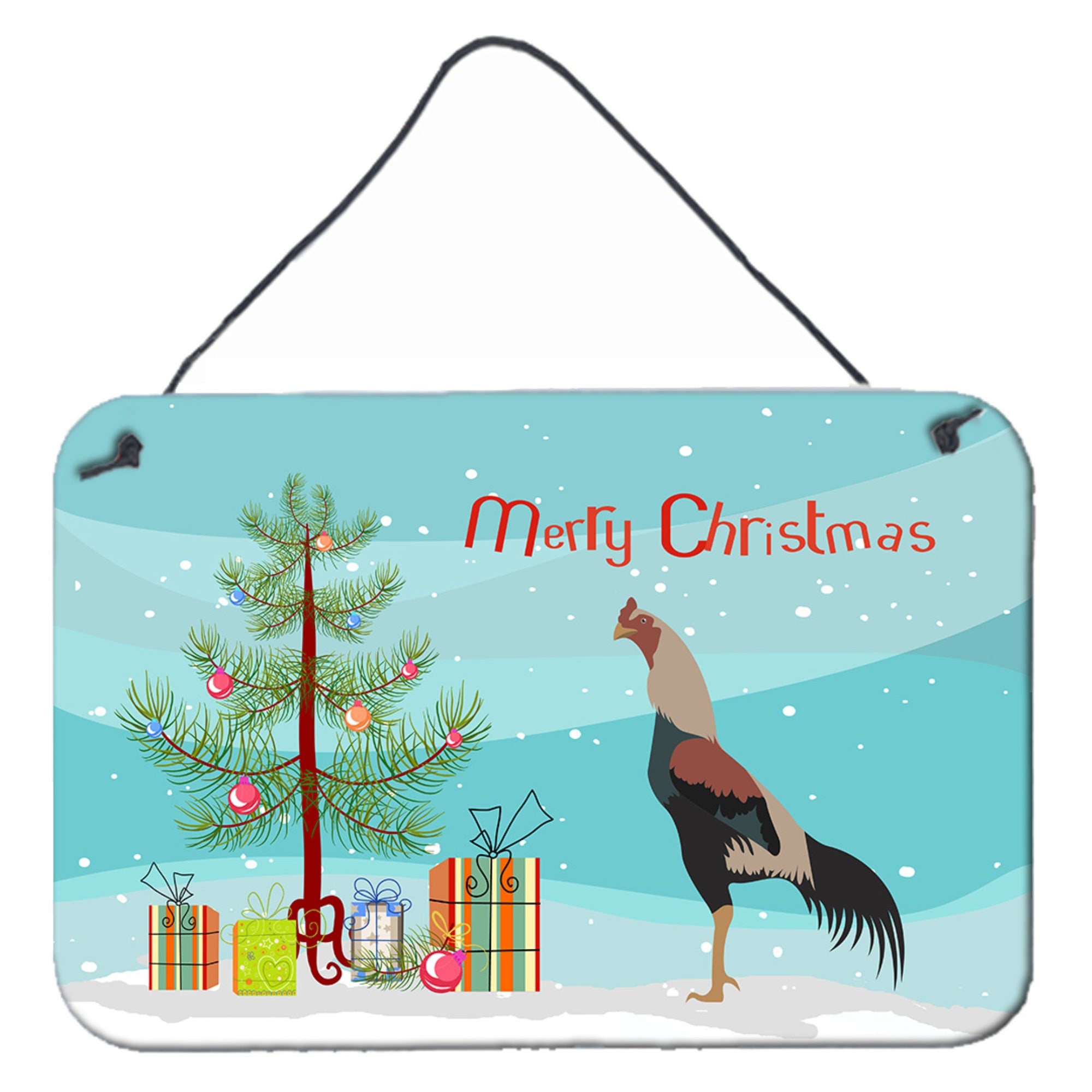 'Caroline'S Treasures Kulang Chicken Christmas Metal Print, 8'''' X 12''''''