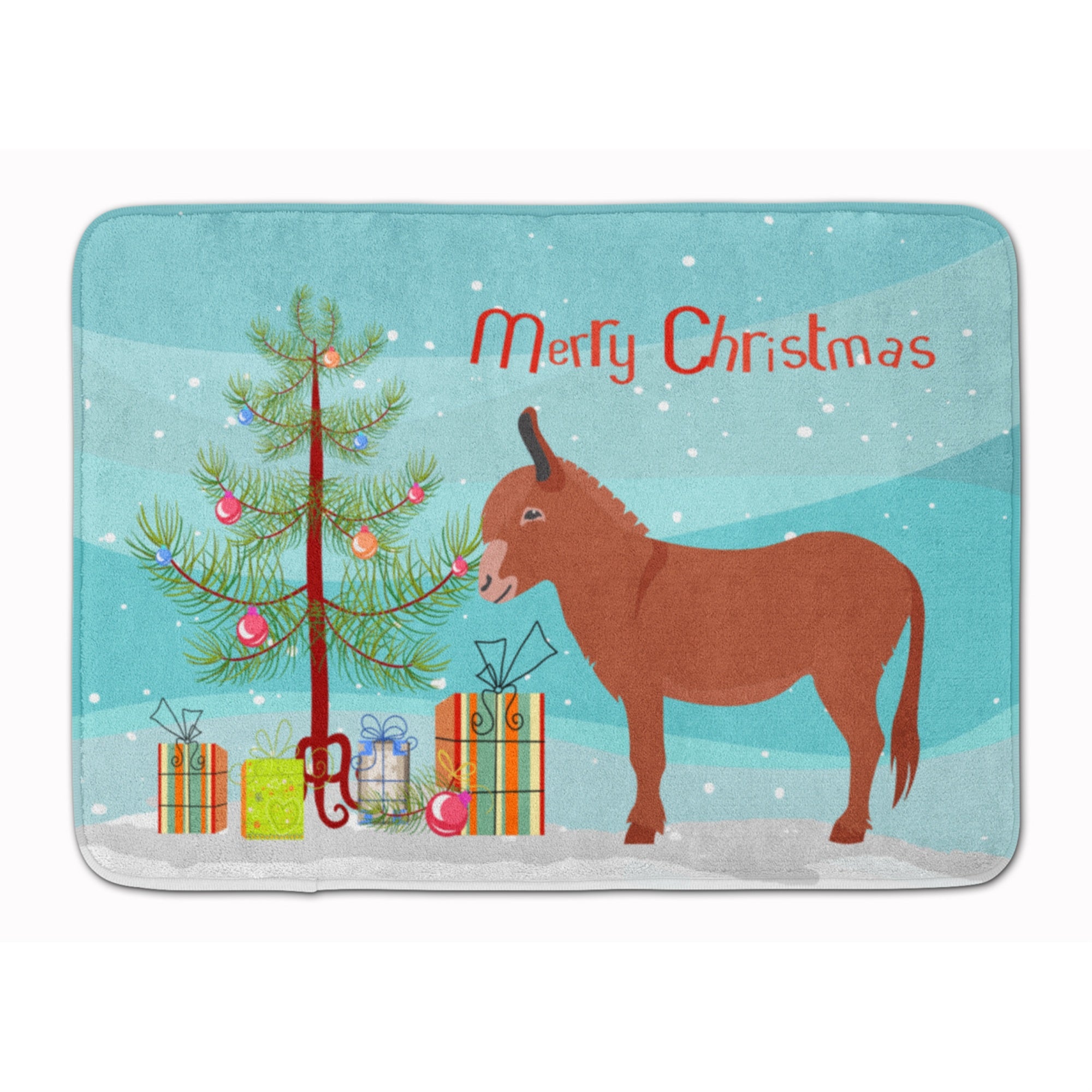 'Caroline'S Treasures Irish Donkey Christmas Floor Mat, 19'''' X 27'''', Multicolor''