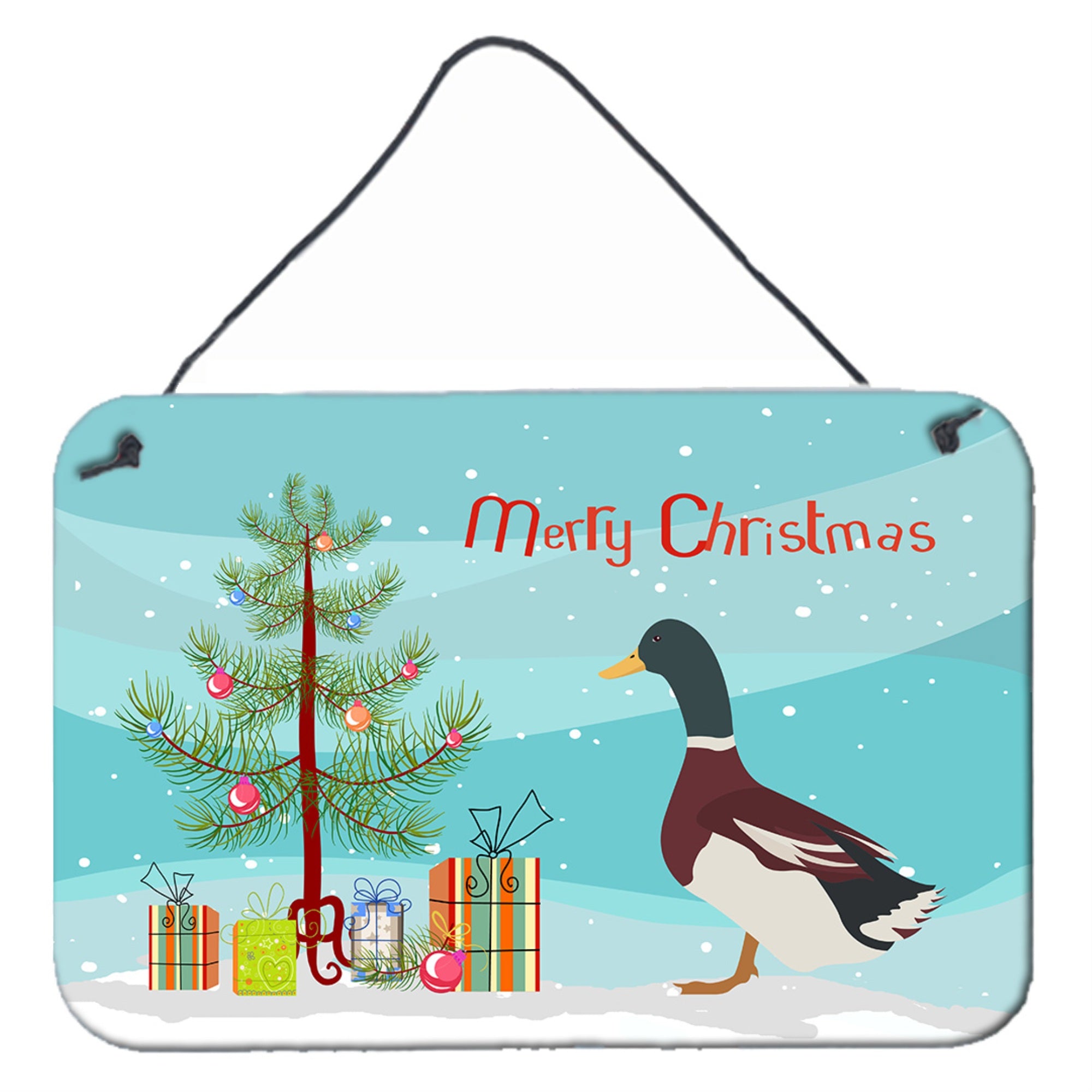 'Caroline'S Treasures Rouen Duck Christmas Metal Print, 8'''' X 12''''''