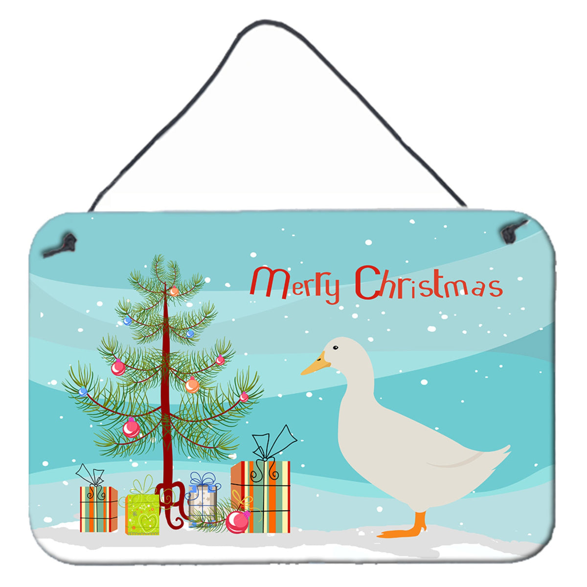 'Caroline'S Treasures American Pekin Duck Christmas Metal Print, 8'''' X 12''''''