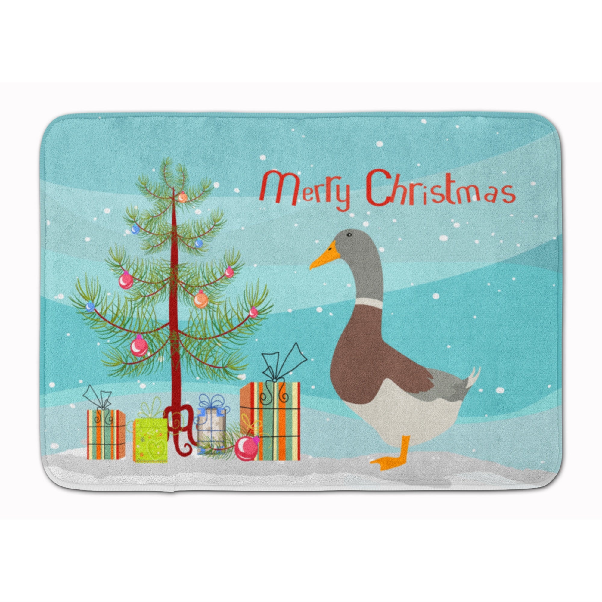 'Caroline'S Treasures Saxony Sachsenente Duck Christmas Floor Mat, 19'''' X 27'''', Multicolor''