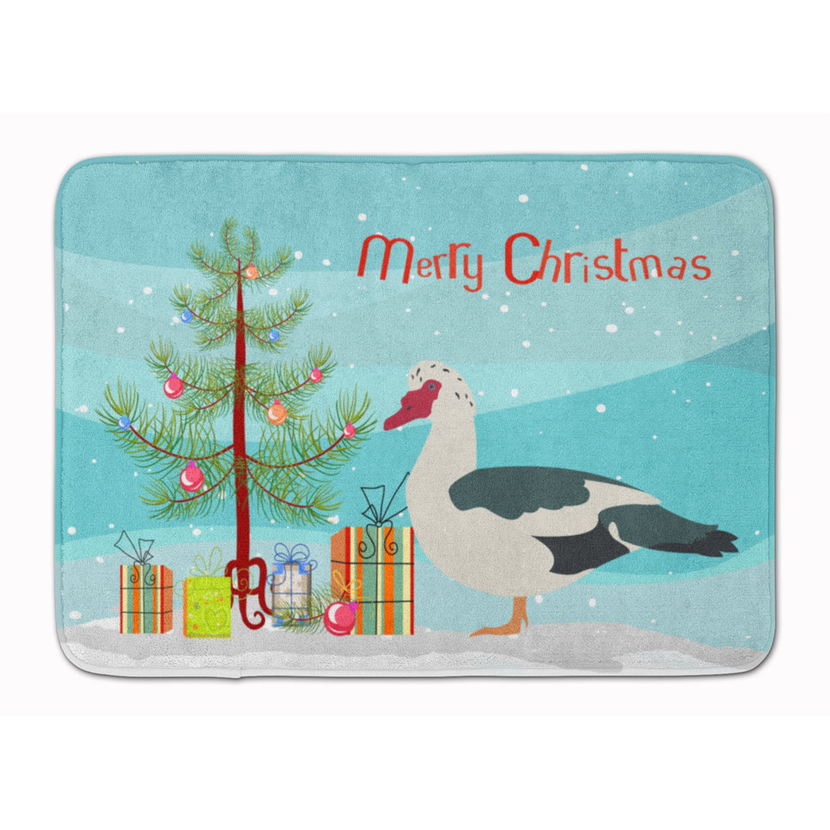 'Caroline'S Treasures Muscovy Duck Christmas Floor Mat, 19'''' X 27'''', Multicolor''