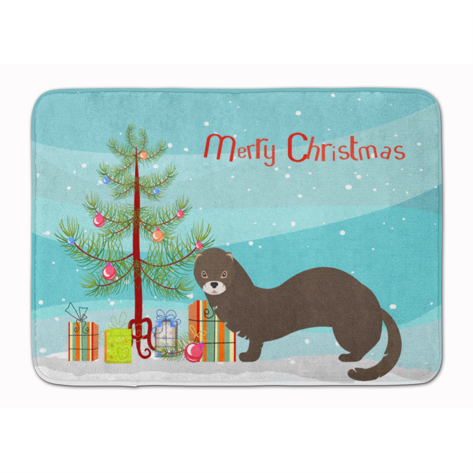 'Caroline'S Treasures Russian Or European Mink Christmas Floor Mat, 19'''' X 27'''', Multicolor''