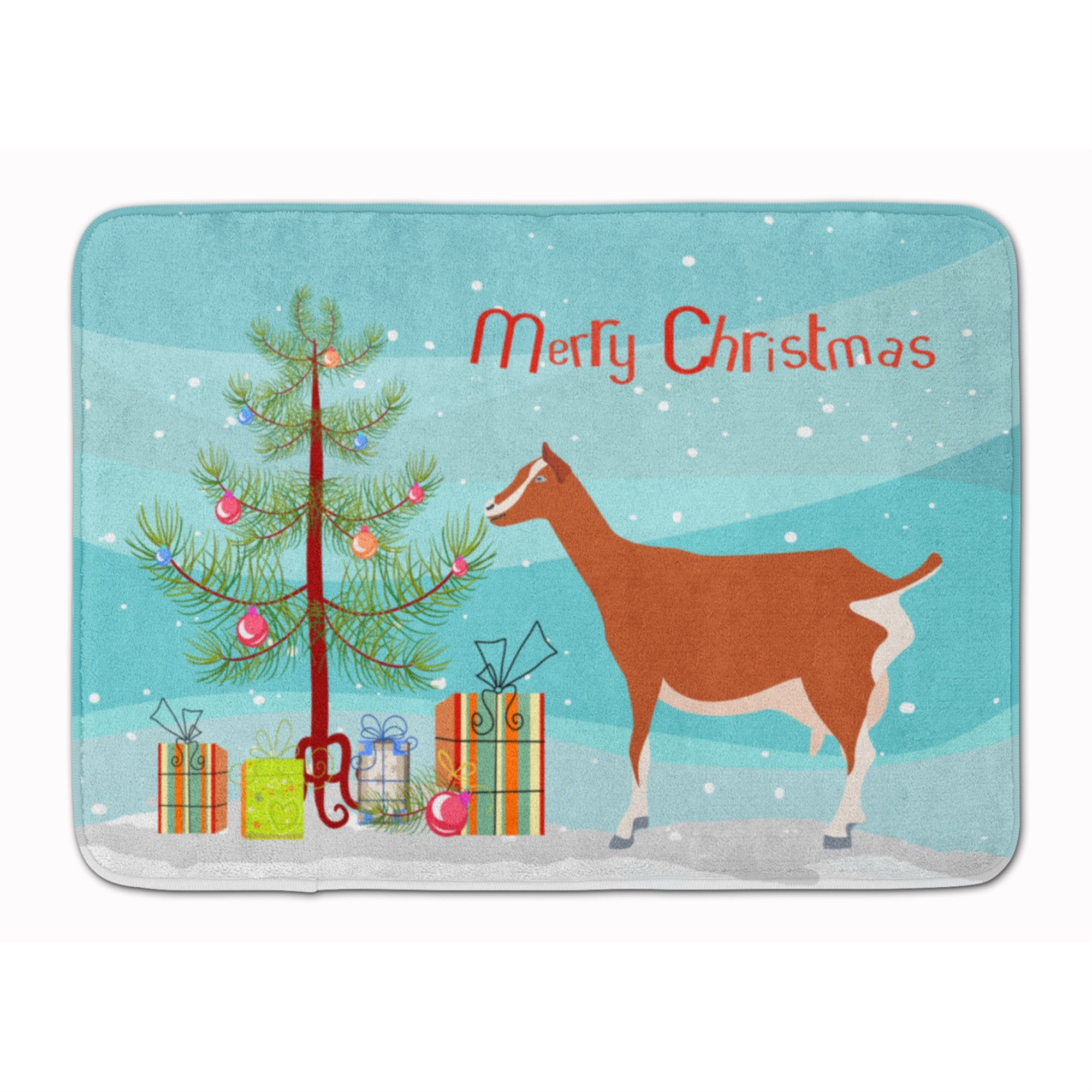 'Caroline'S Treasures Toggenburger Goat Christmas Floor Mat, 19'''' X 27'''', Multicolor''