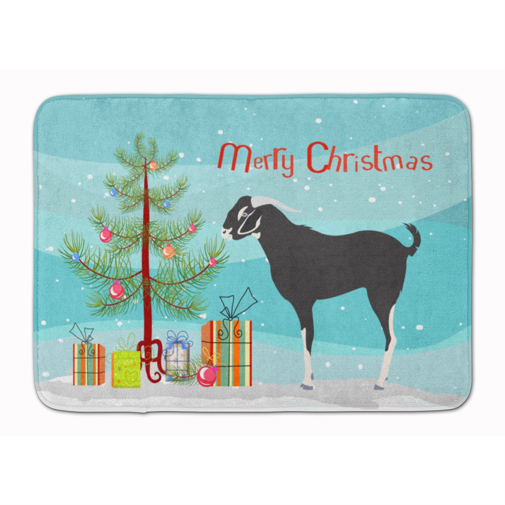 'Caroline'S Treasures Black Bengal Goat Christmas Floor Mat, 19'''' X 27'''', Multicolor''