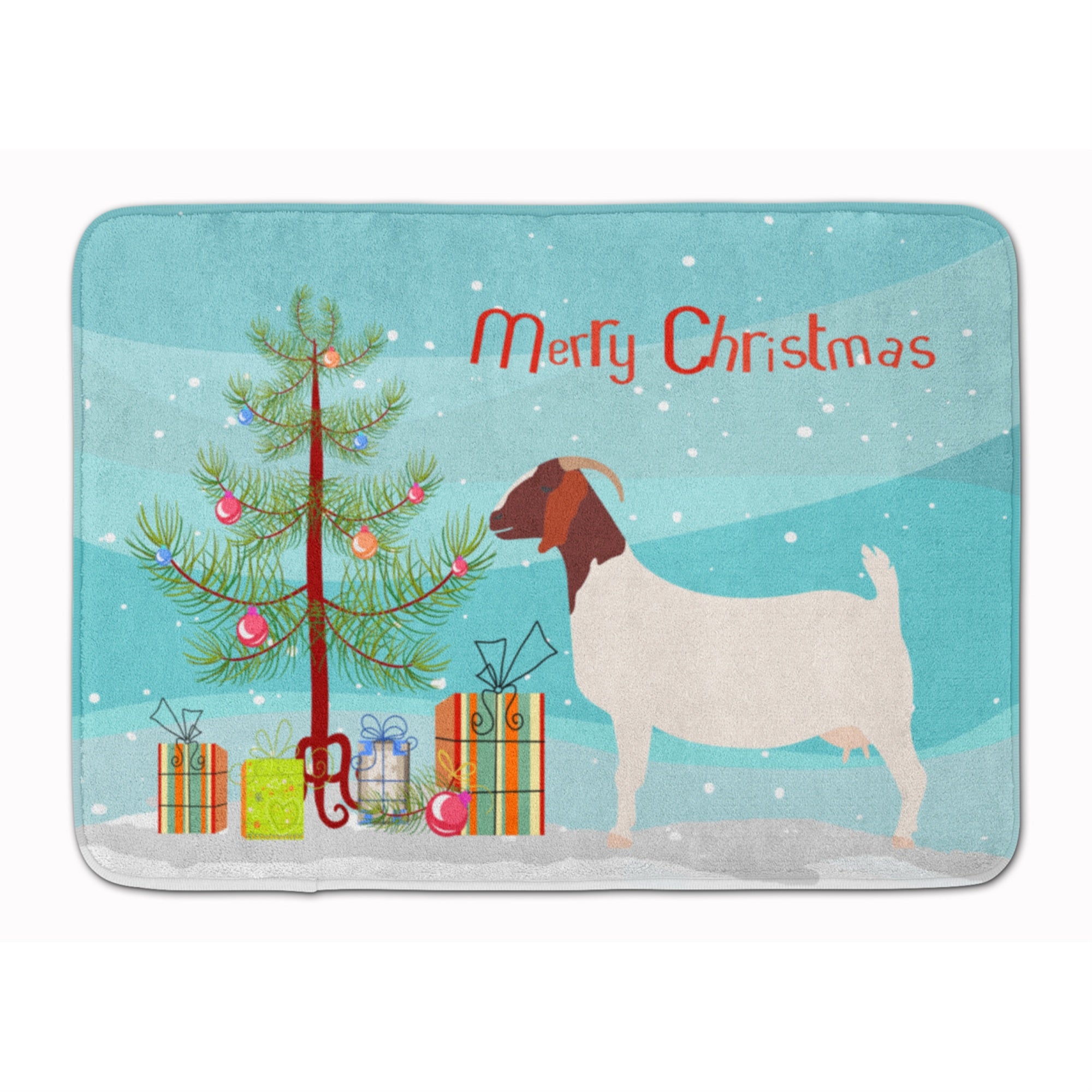 'Caroline'S Treasures Boer Goat Christmas Floor Mat, 19'''' X 27'''', Multicolor''