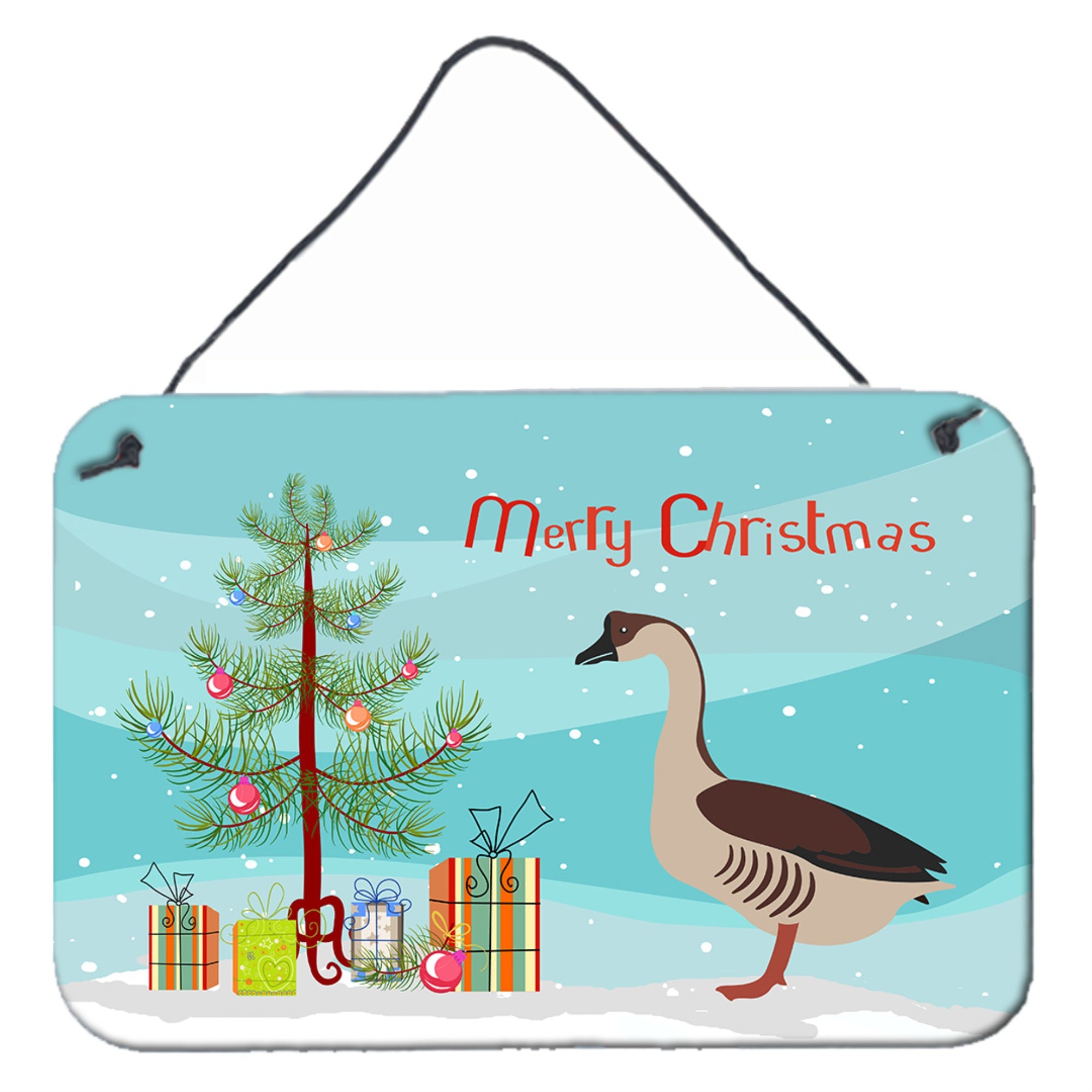 'Caroline'S Treasures Chinese Goose Christmas Metal Print, 8'''' X 12''''''