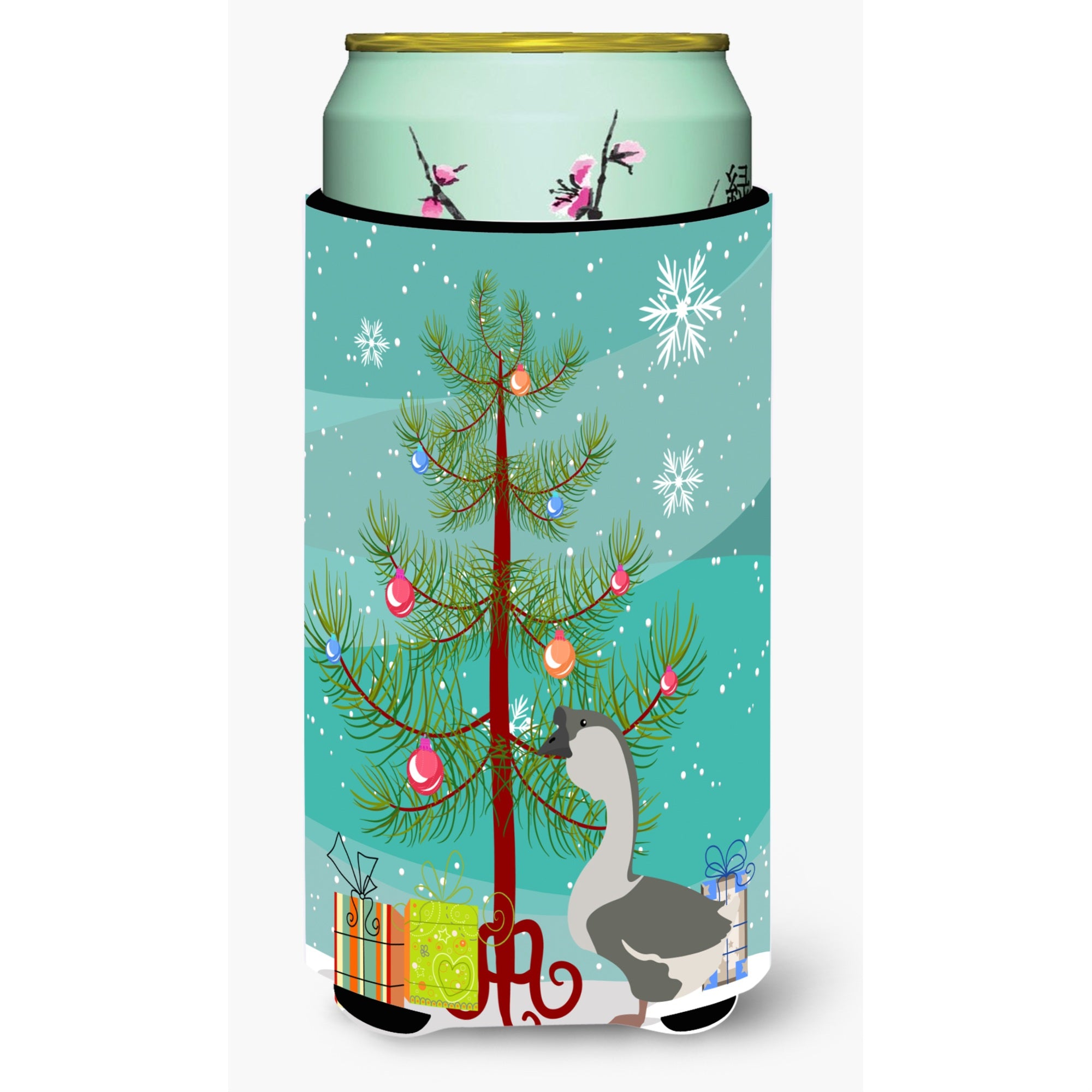 'Caroline'S Treasures African Goose Christmas Decorative Can Hugger, Tall, Multicolor''