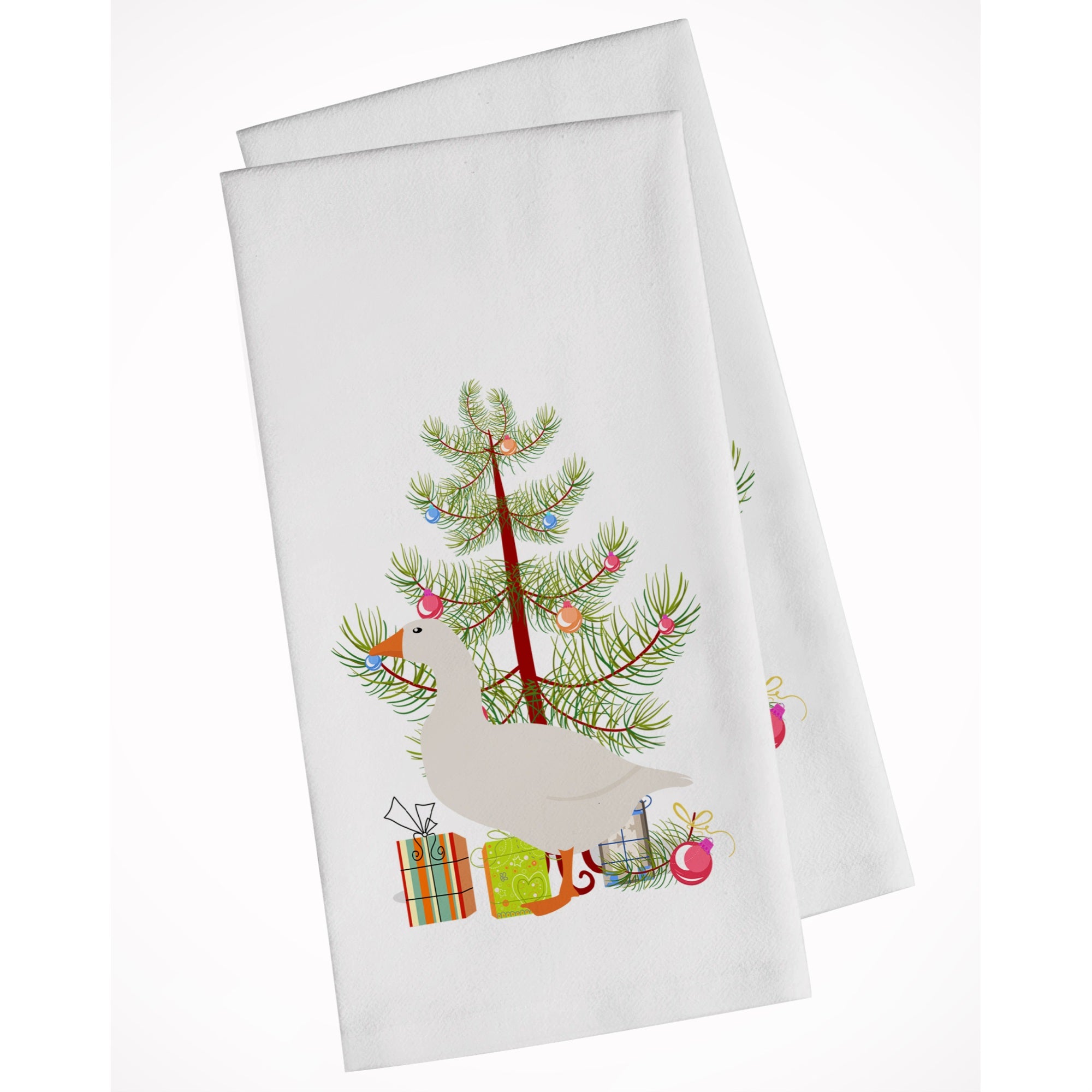 Shire Horse Christmas White Kitchen Towel Set Of 2