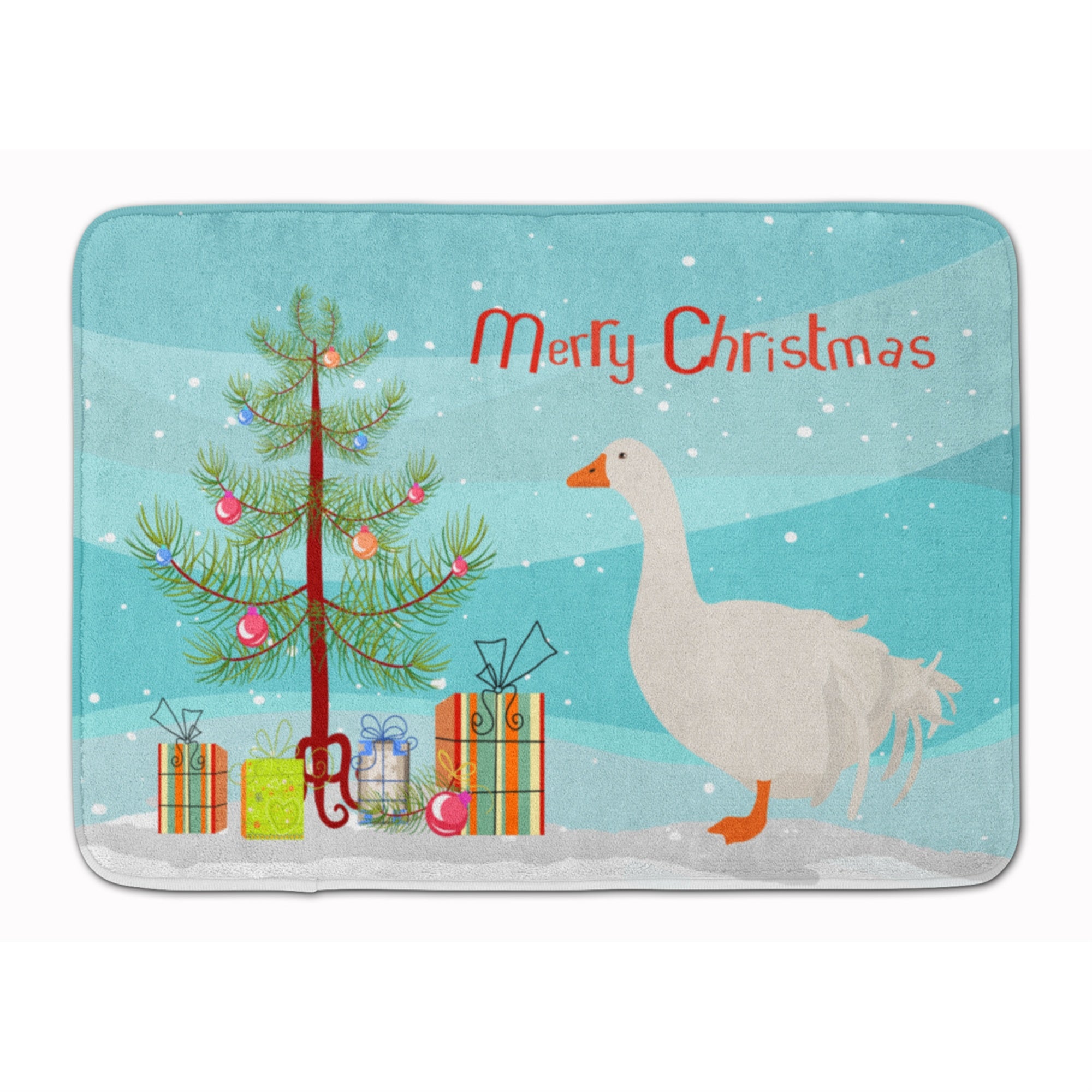 Carolines Treasures Sebastopol Goose Christmas Floor Mat, 19 x 27, Multicolor