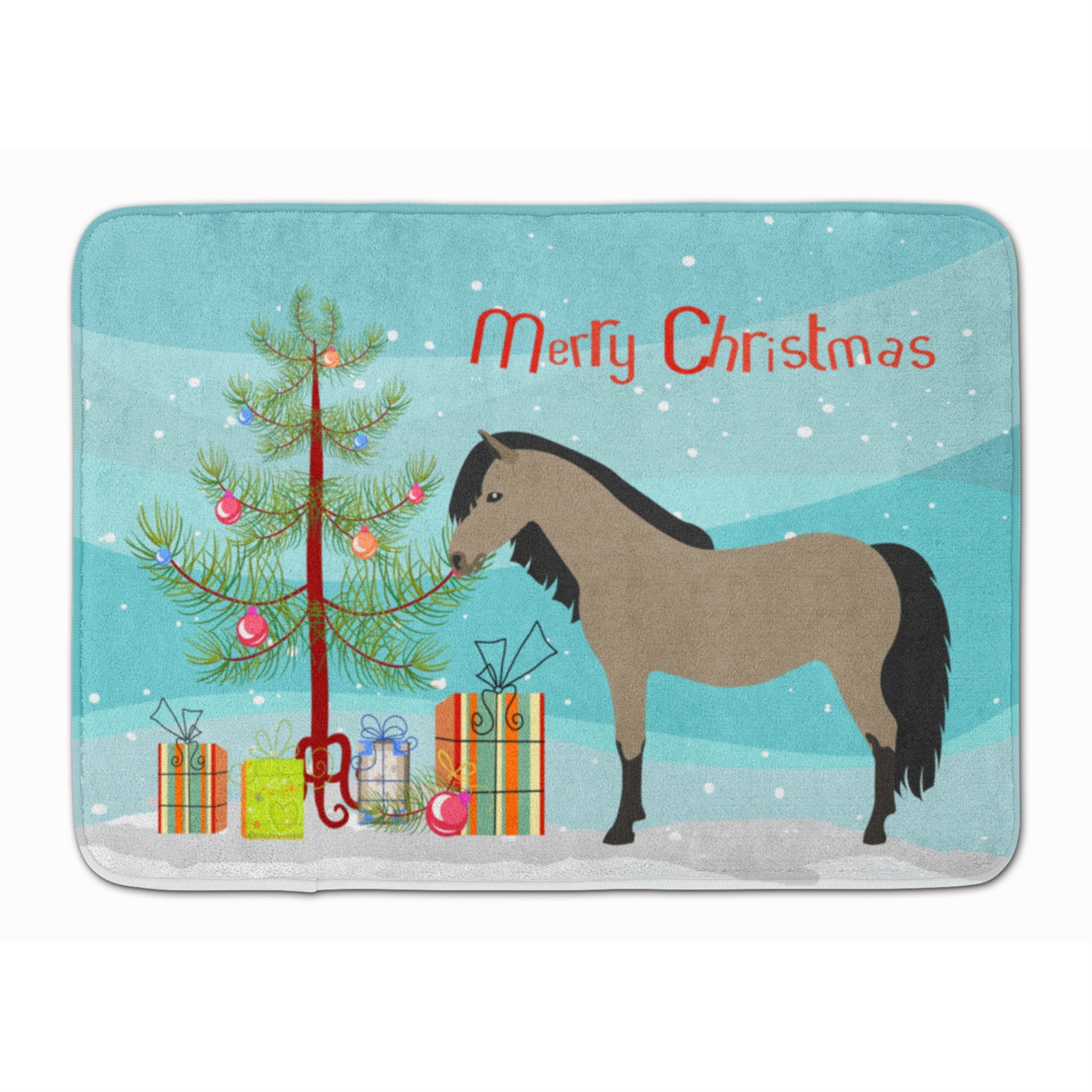 'Caroline'S Treasures Welsh Pony Horse Christmas Floor Mat, 19'''' X 27'''', Multicolor''