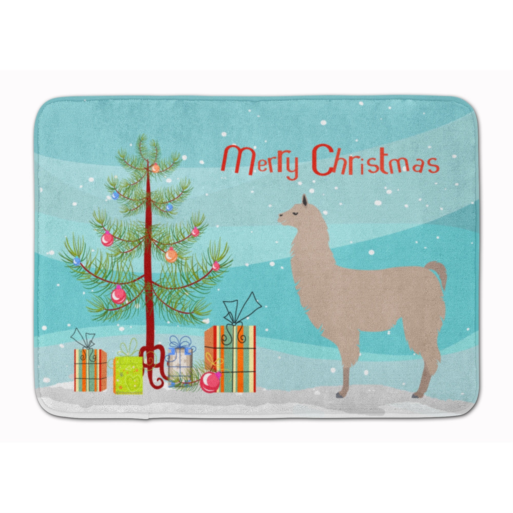 'Caroline'S Treasures Llama Christmas Floor Mat, 19'''' X 27'''', Multicolor''