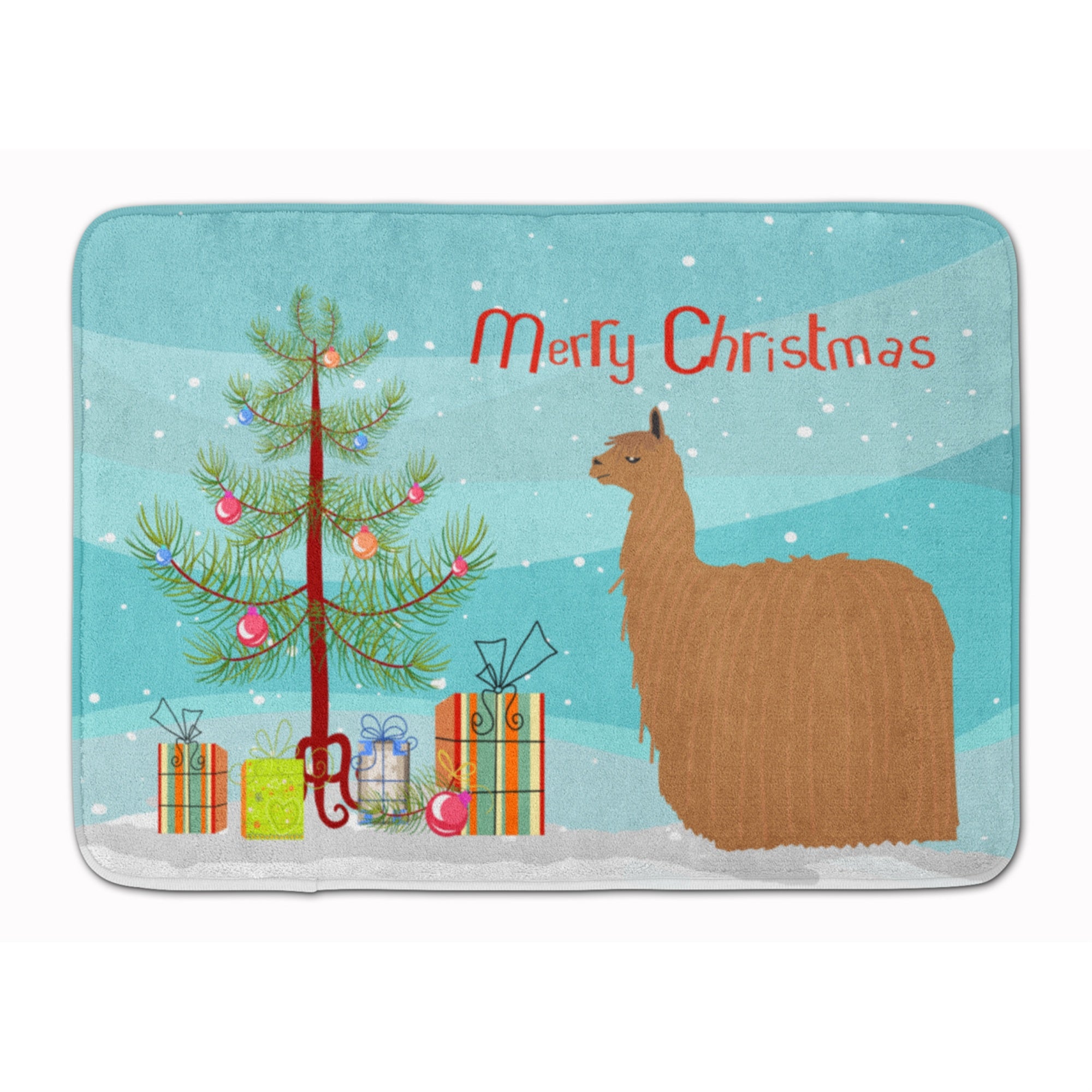 'Caroline'S Treasures Alpaca Suri Christmas Floor Mat, 19'''' X 27'''', Multicolor''