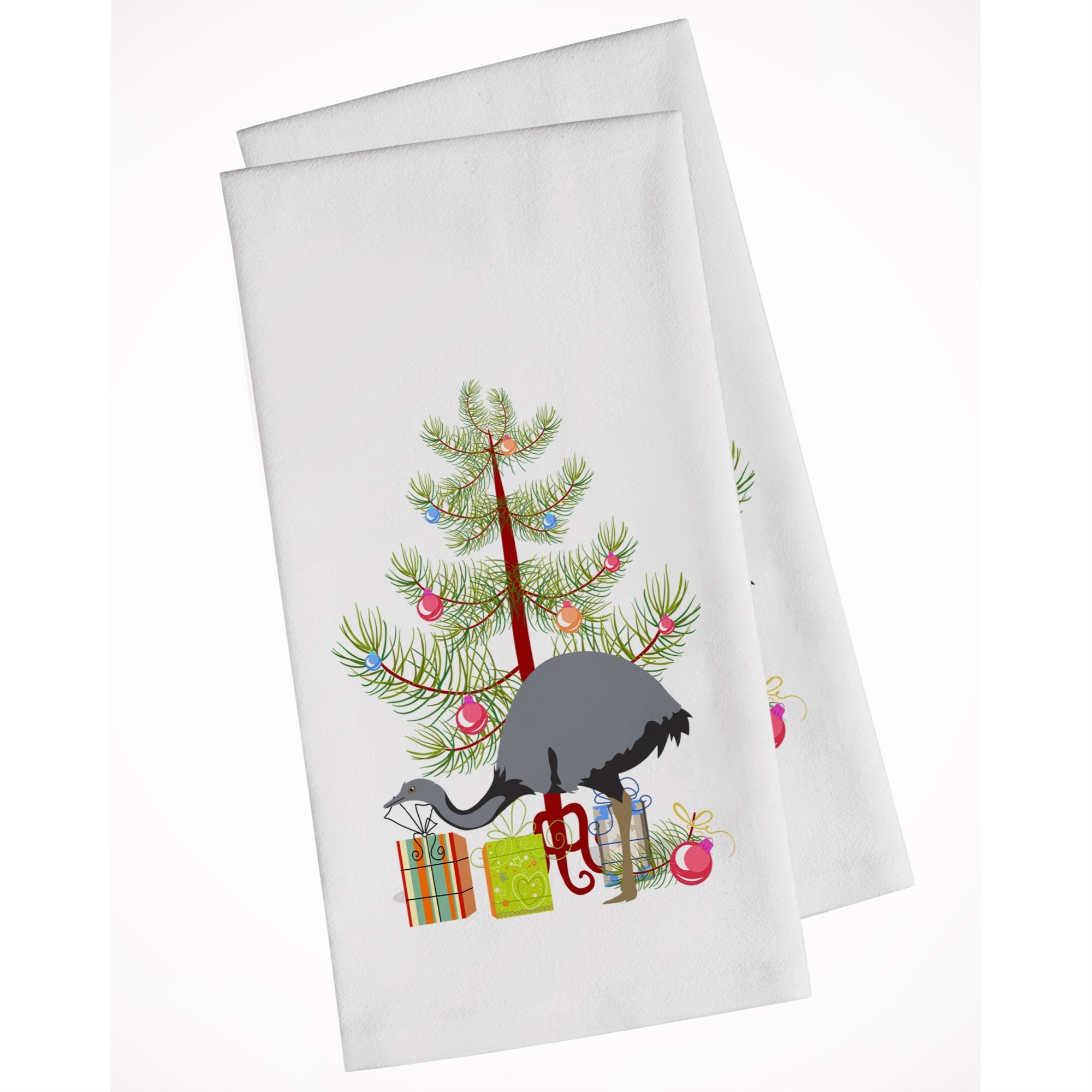 Rhea  Christmas White Kitchen Towel Set Of 2