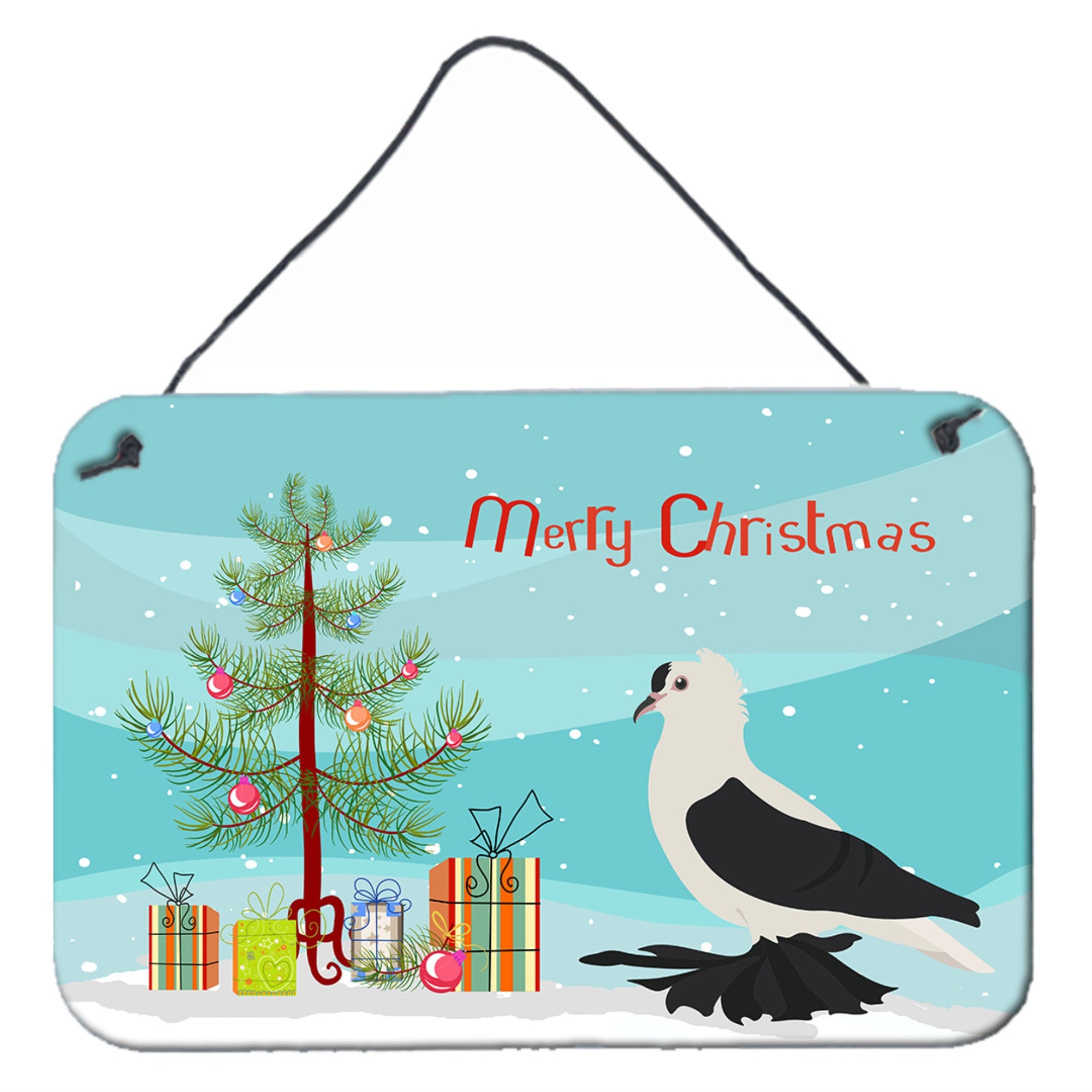 'Caroline'S Treasures Saxon Fairy Swallow Pigeon Christmas Metal Print, 8'''' X 12''''''