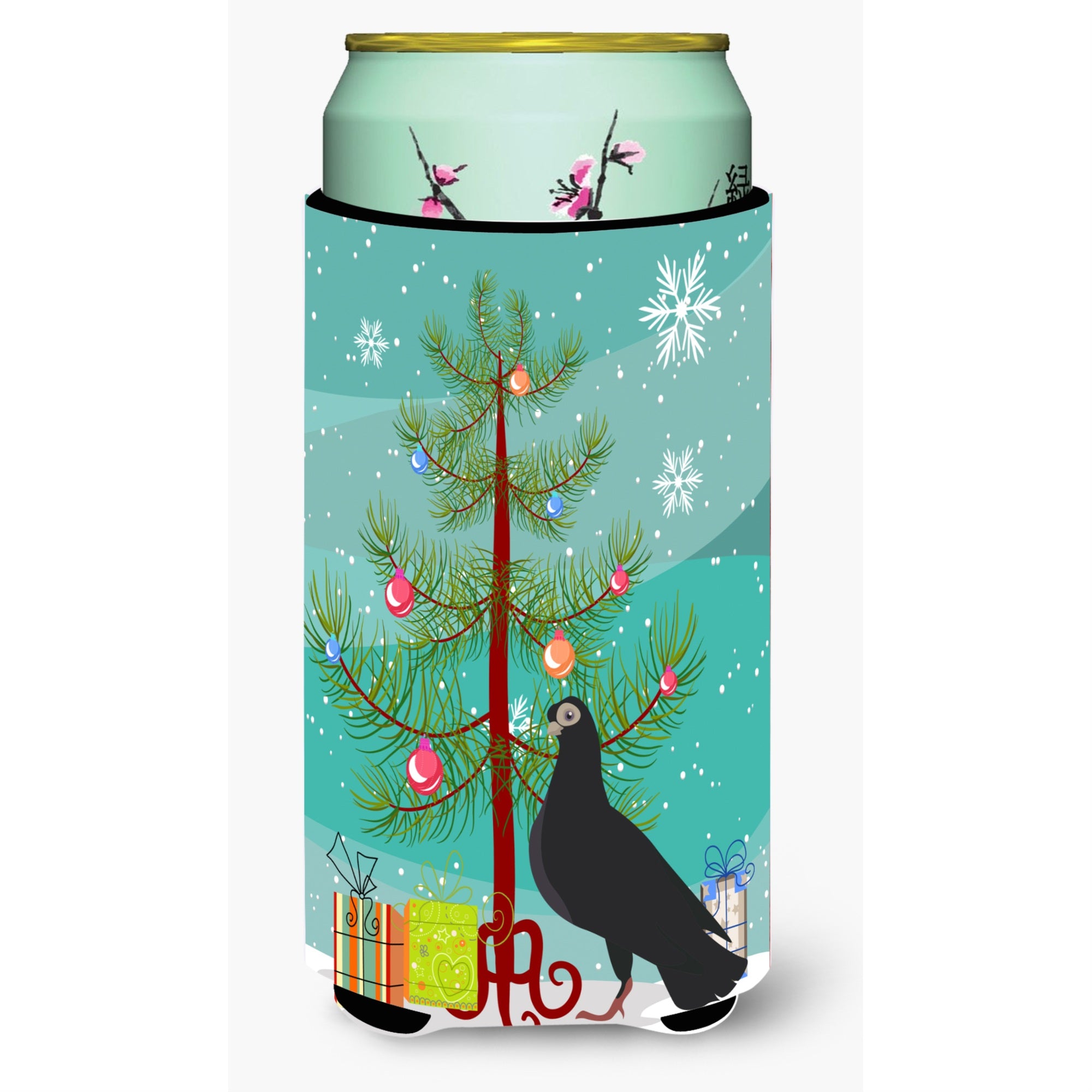 'Caroline'S Treasures Budapest Highflyer Pigeon Christmas Decorative Can Hugger, Tall, Multicolor''