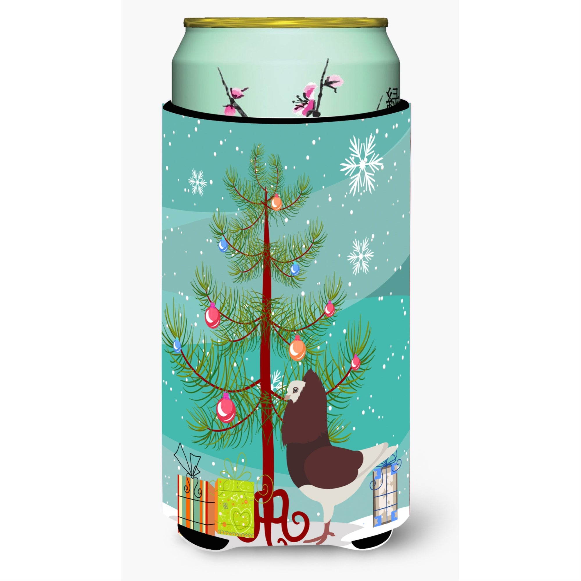 'Caroline'S Treasures Capuchin Red Pigeon Christmas Decorative Can Hugger, Tall, Multicolor''