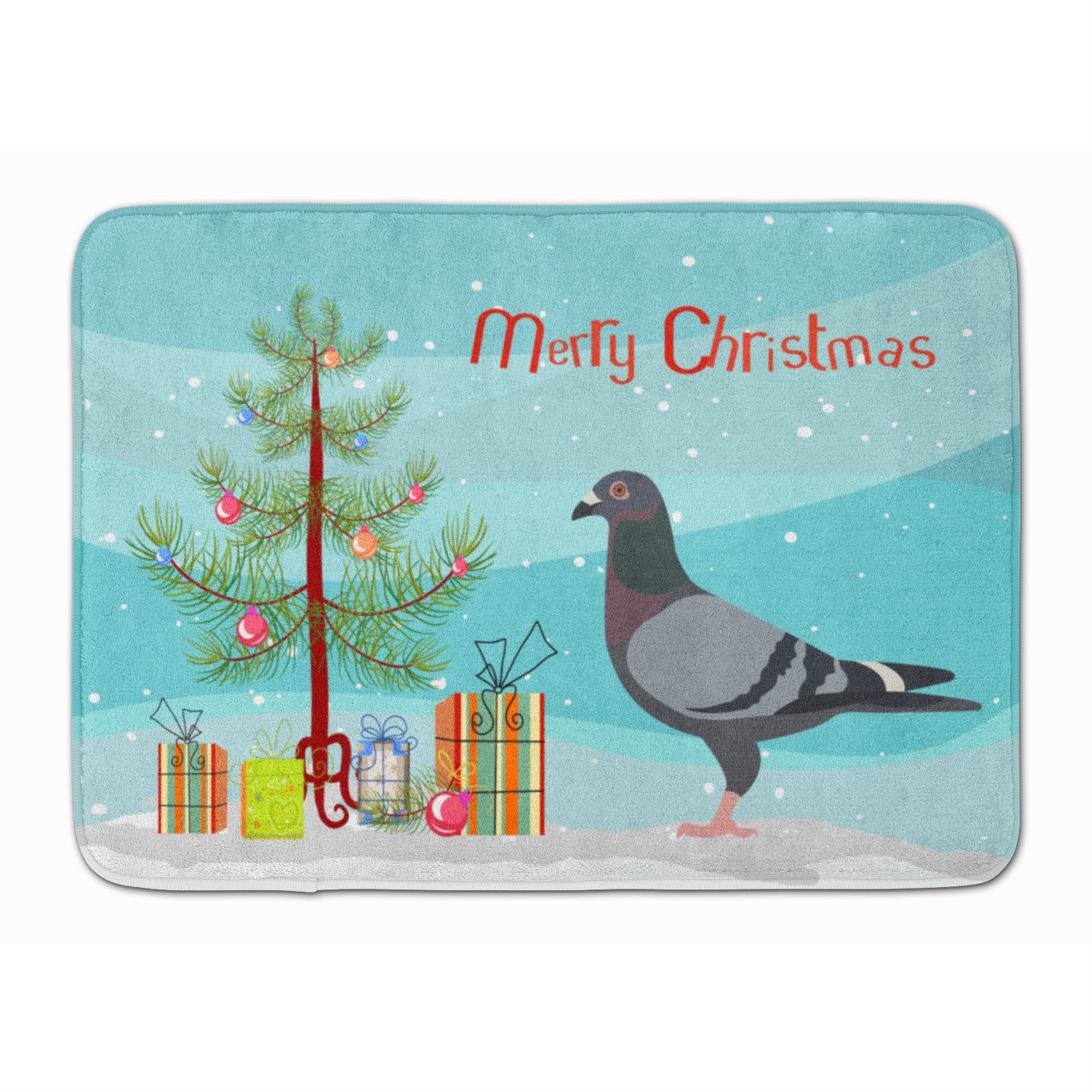 'Caroline'S Treasures Racing Pigeon Christmas Floor Mat, 19'''' X 27'''', Multicolor''