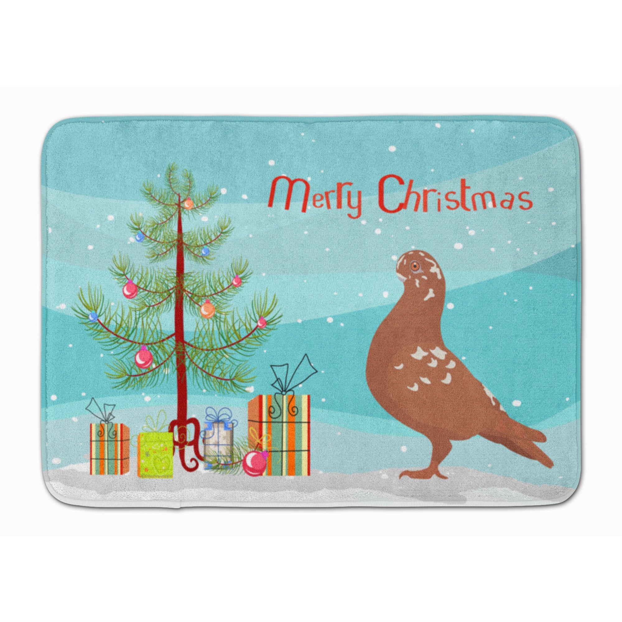 'Caroline'S Treasures African Owl Pigeon Christmas Floor Mat, 19'''' X 27'''', Multicolor''