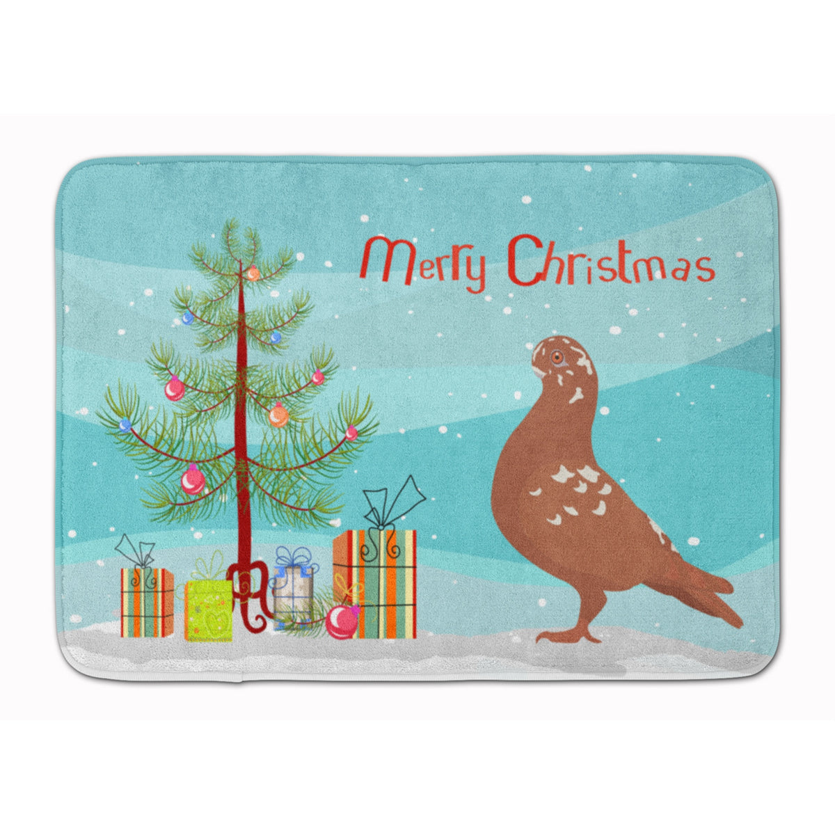 'Caroline'S Treasures African Owl Pigeon Christmas Floor Mat, 19'''' X 27'''', Multicolor''