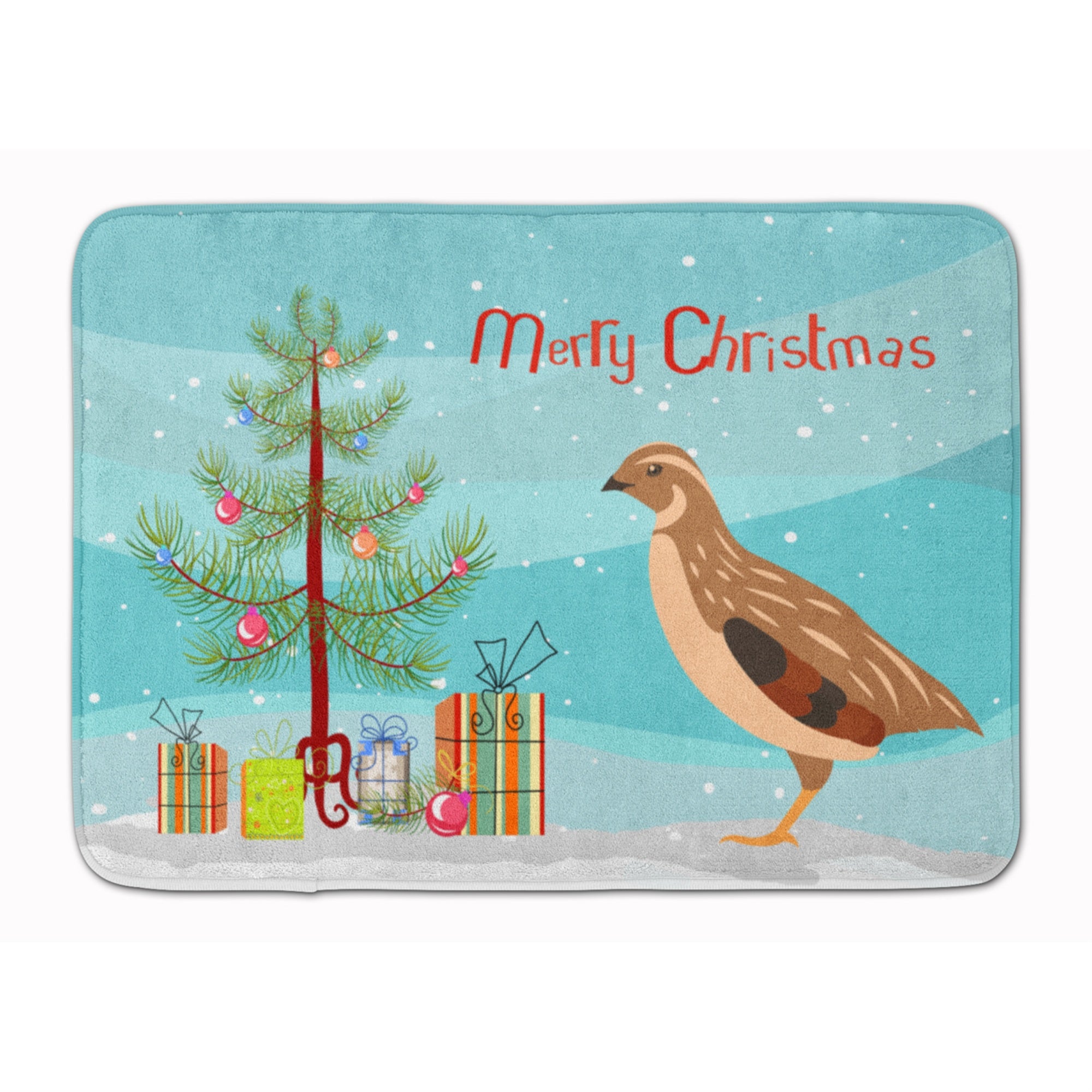 'Caroline'S Treasures Golden Phoenix Quail Christmas Floor Mat, 19'''' X 27'''', Multicolor''