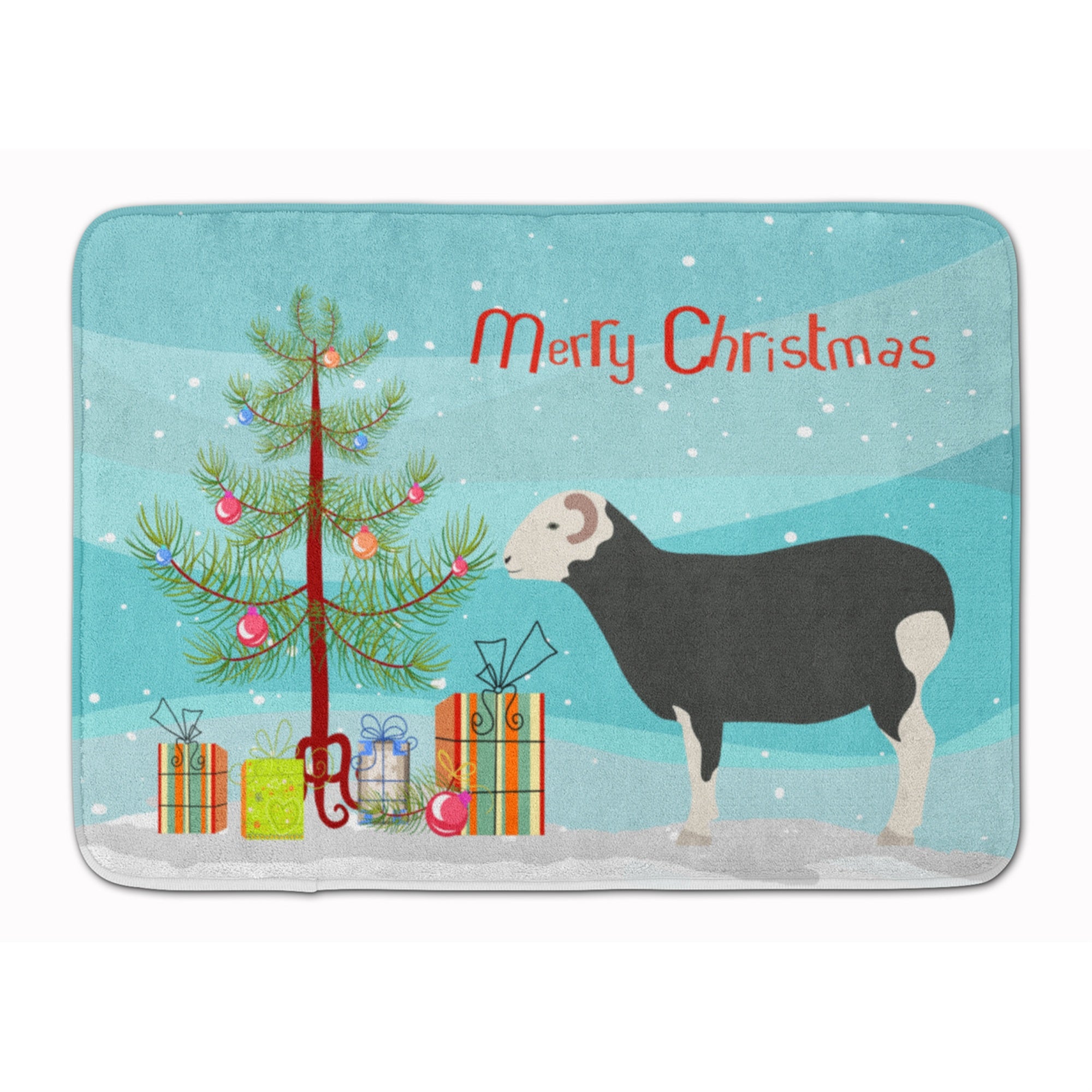 'Caroline'S Treasures Herwick Sheep Christmas Floor Mat, 19'''' X 27'''', Multicolor''
