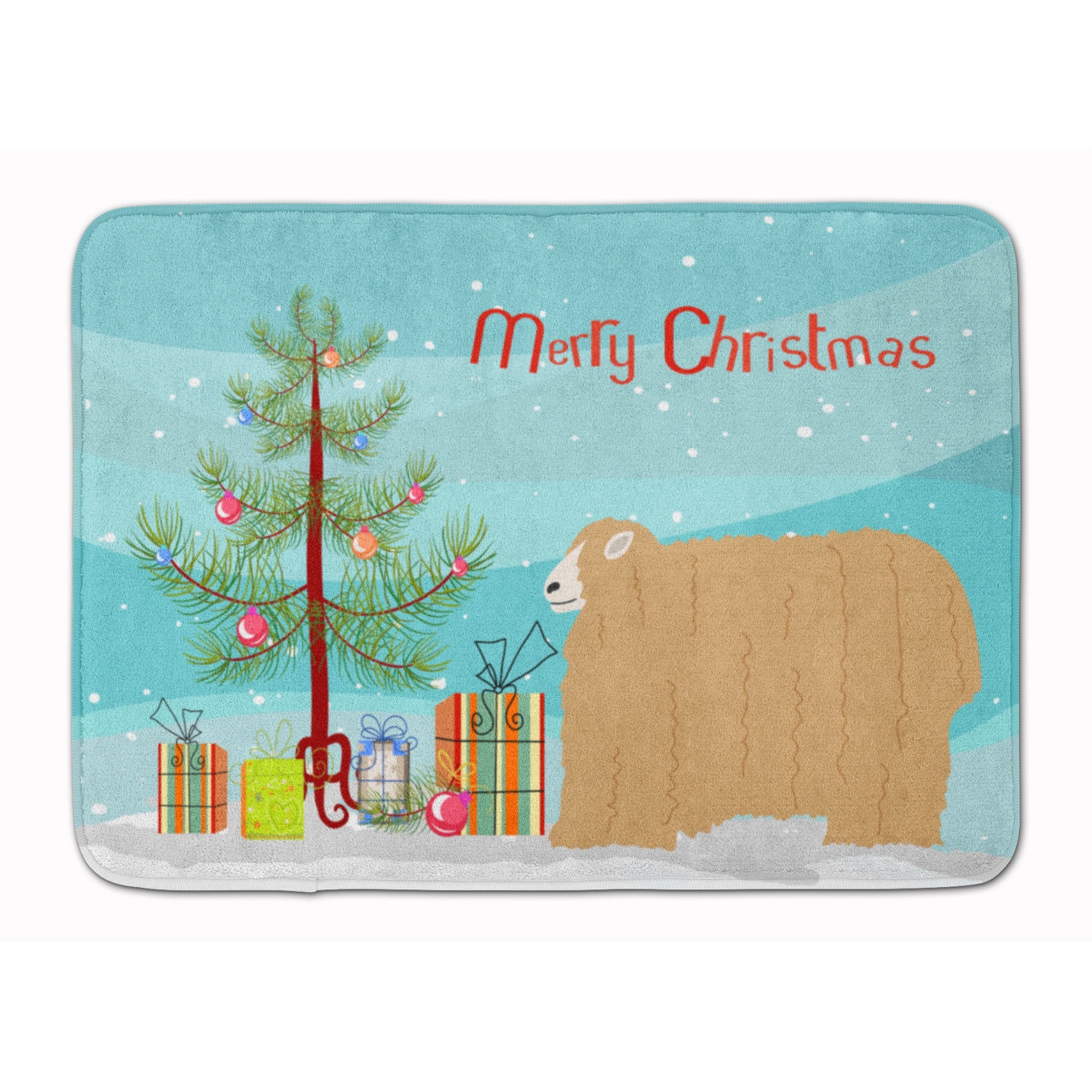 'Caroline'S Treasures Lincoln Longwool Sheep Christmas Floor Mat, 19'''' X 27'''', Multicolor''