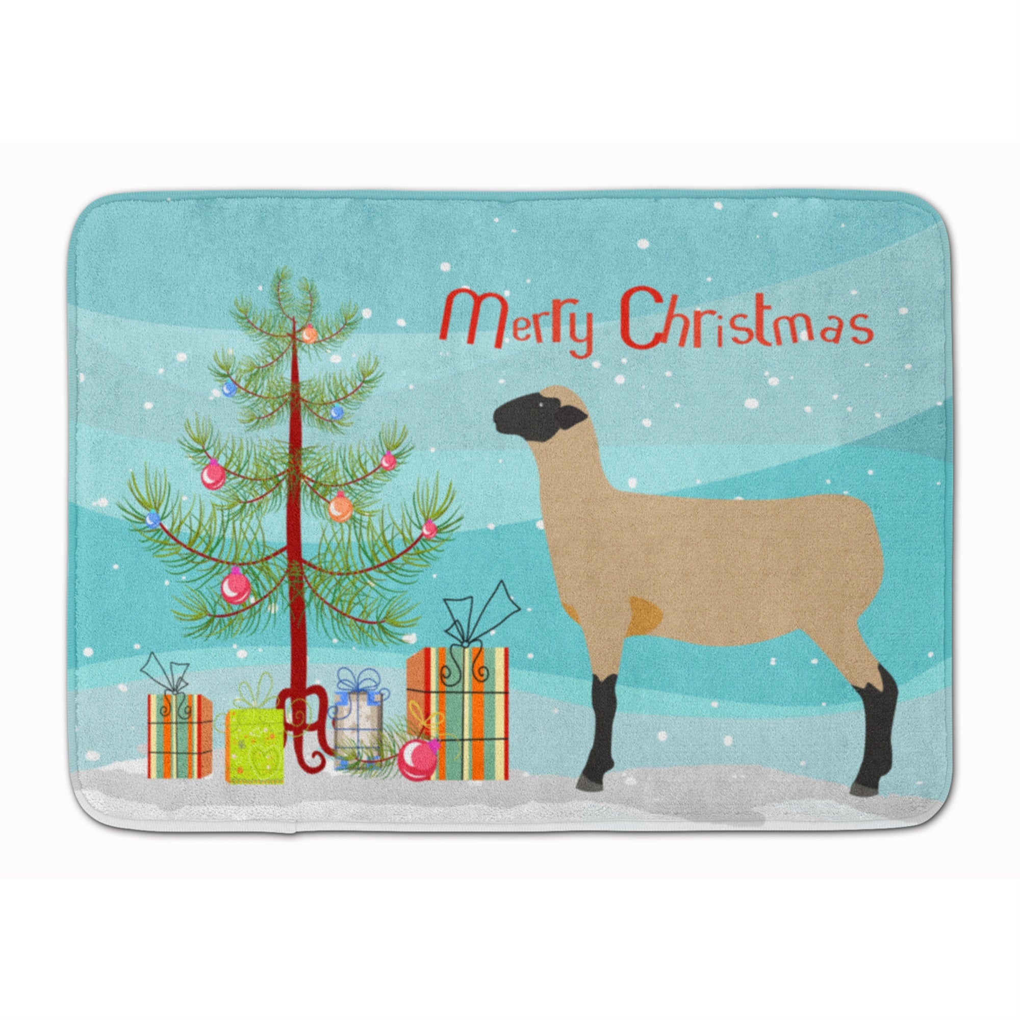 'Caroline'S Treasures Hampshire Down Sheep Christmas Floor Mat, 19'''' X 27'''', Multicolor''