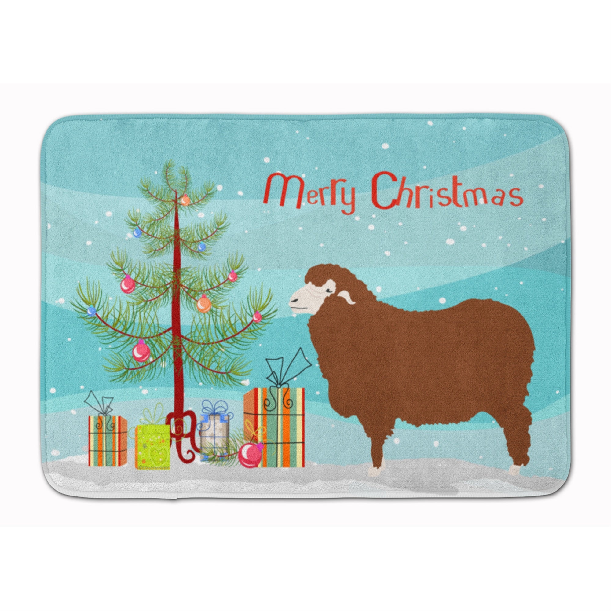 'Caroline'S Treasures Merino Sheep Christmas Floor Mat, 19'''' X 27'''', Multicolor''