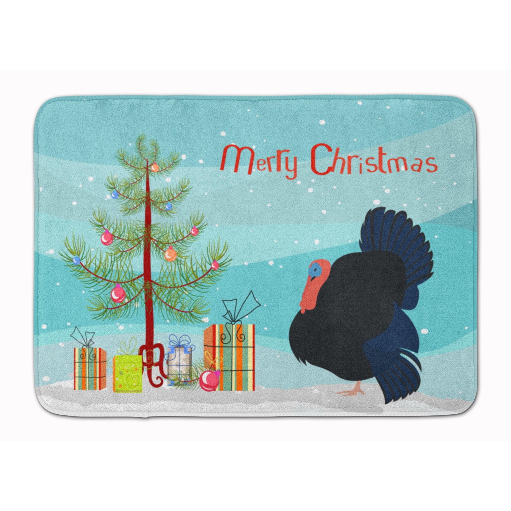 'Caroline'S Treasures Norfolk Black Turkey Christmas Floor Mat, 19'''' X 27'''', Multicolor''