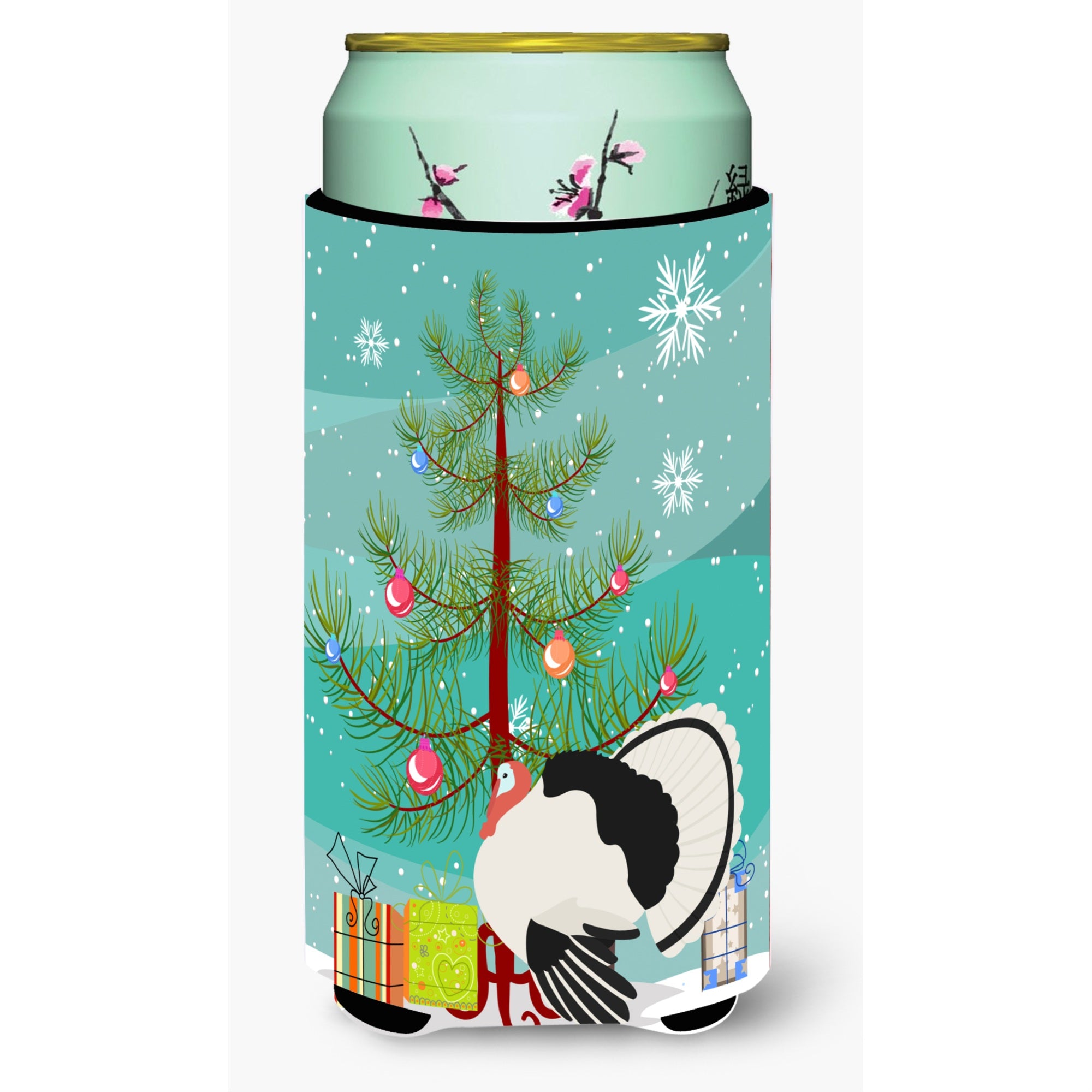 'Caroline'S Treasures Royal Palm Turkey Christmas Decorative Can Hugger, Tall, Multicolor''