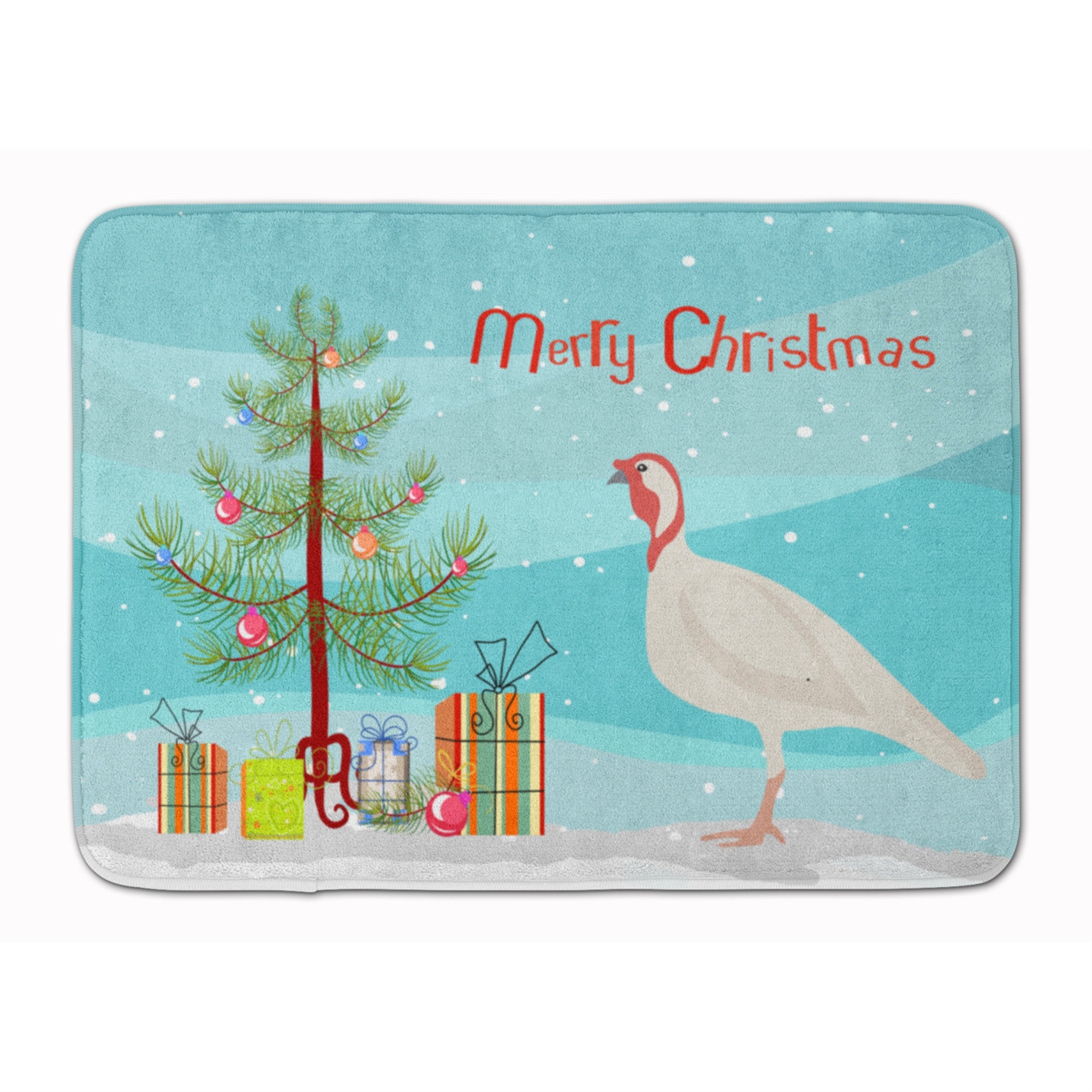 'Caroline'S Treasures Beltsville Small White Turkey Hen Christmas Floor Mat, 19'''' X 27'''', Multicolor''