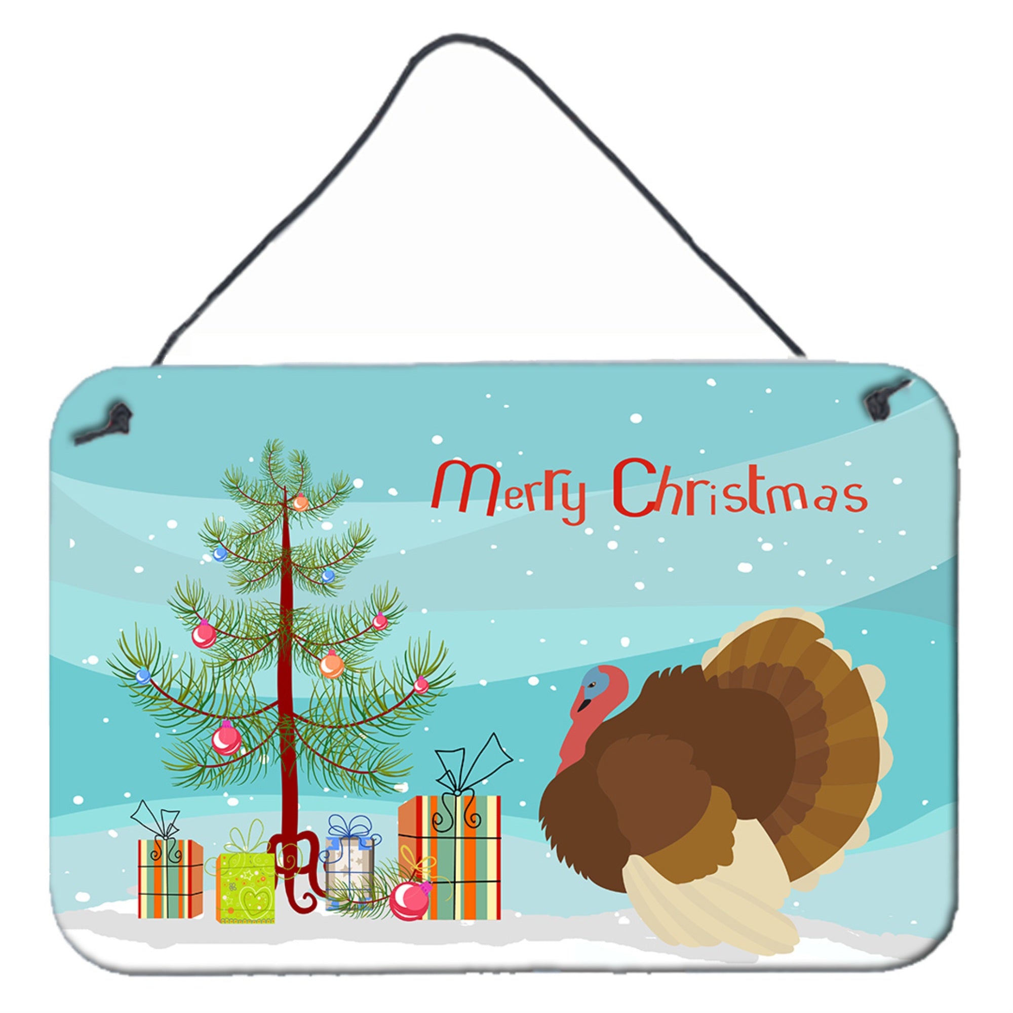 'Caroline'S Treasures French Turkey Dindon Christmas Metal Print, 8'''' X 12''''''