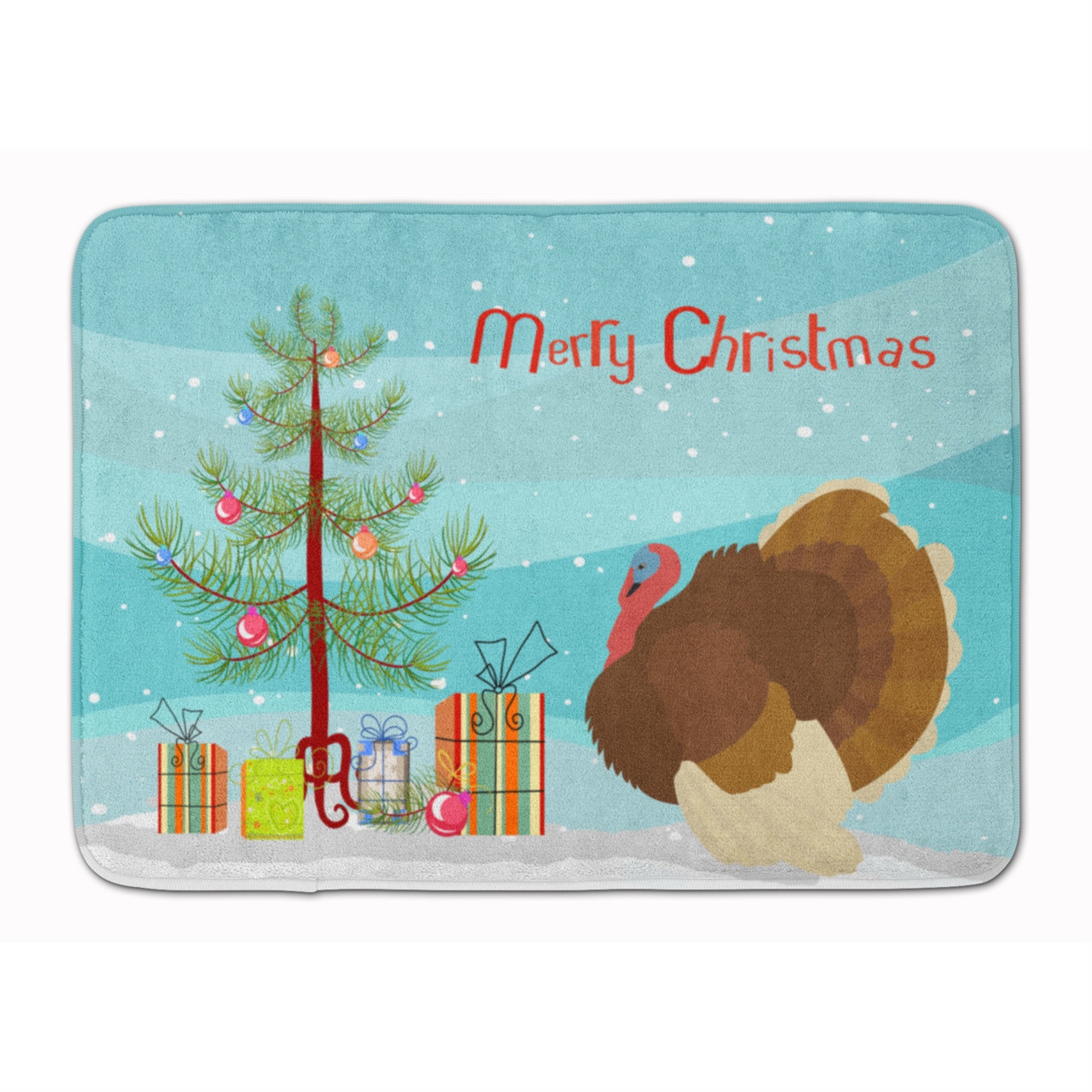 'Caroline'S Treasures French Turkey Dindon Christmas Floor Mat, 19'''' X 27'''', Multicolor''