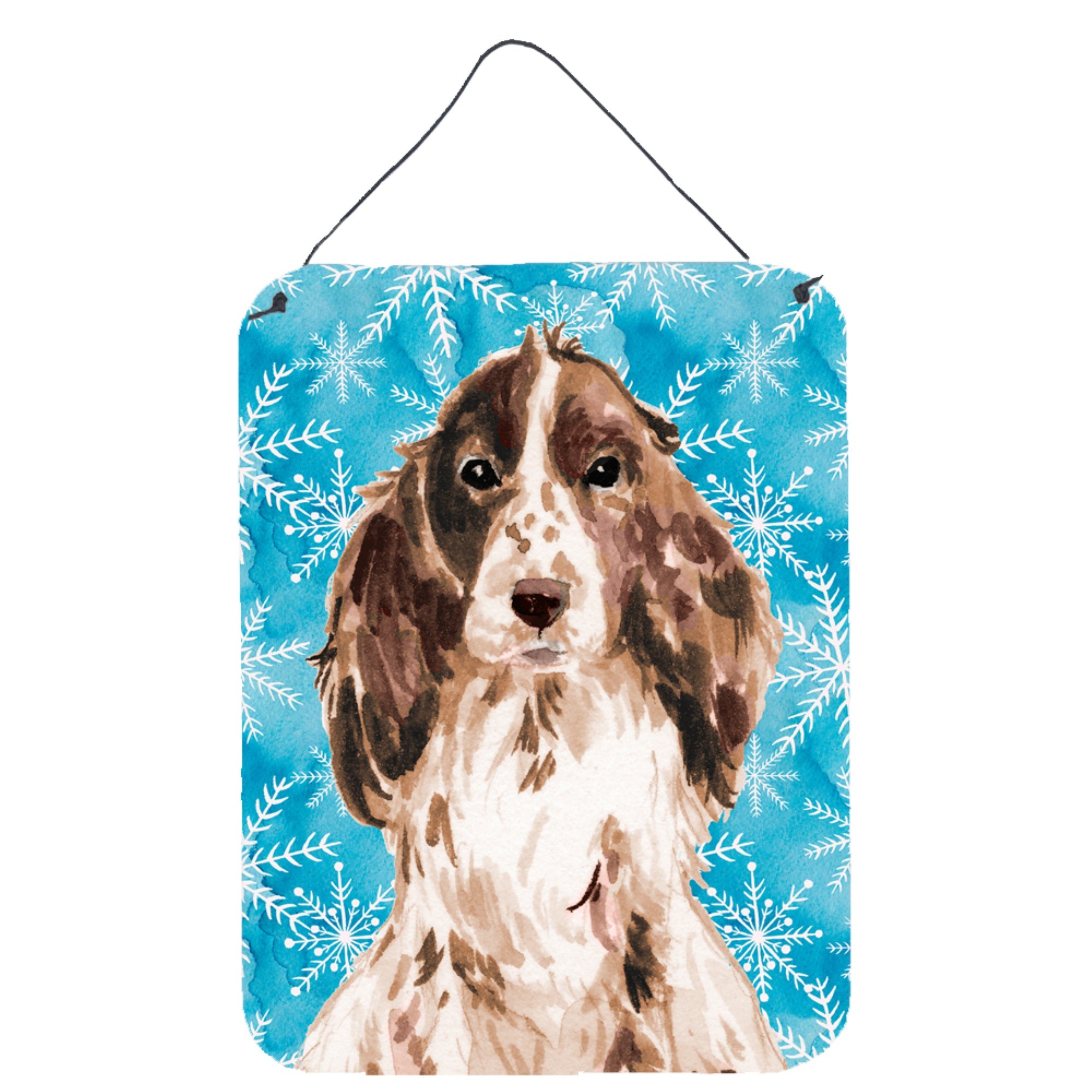 'Caroline'S Treasures Brown Parti Winter Metal Print, 16'''' X 12'''', Multicolor''