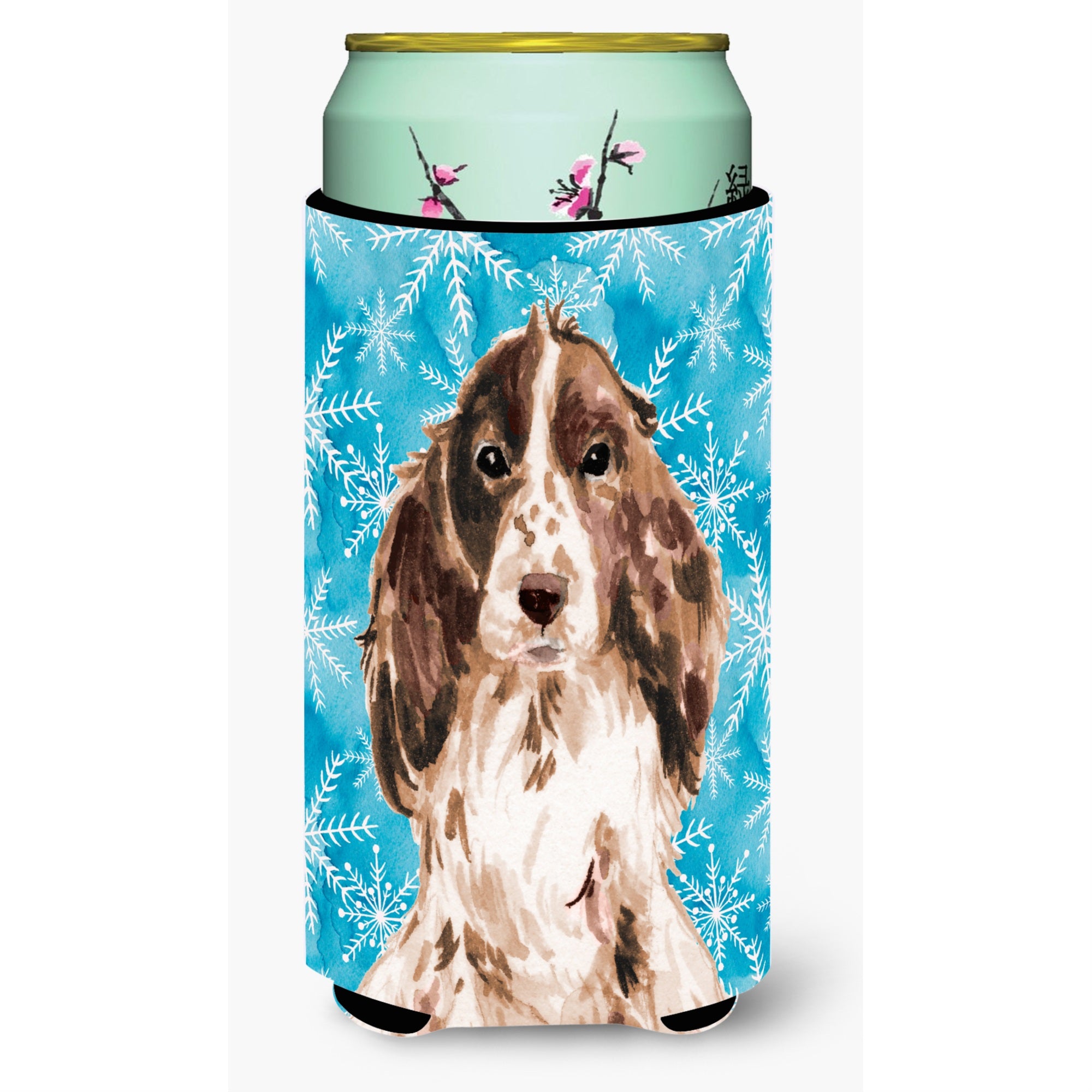 'Caroline'S Treasures Brown Parti Winter Decorative Can Hugger, Tall, Multicolor''