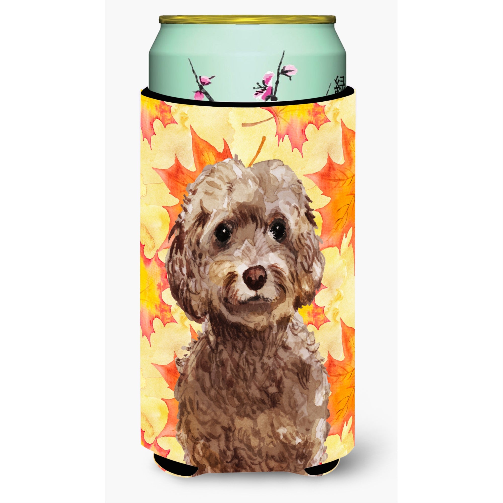 'Caroline'S Treasures Brown Cockapoo Fall Decorative Can Hugger, Tall, Multicolor''