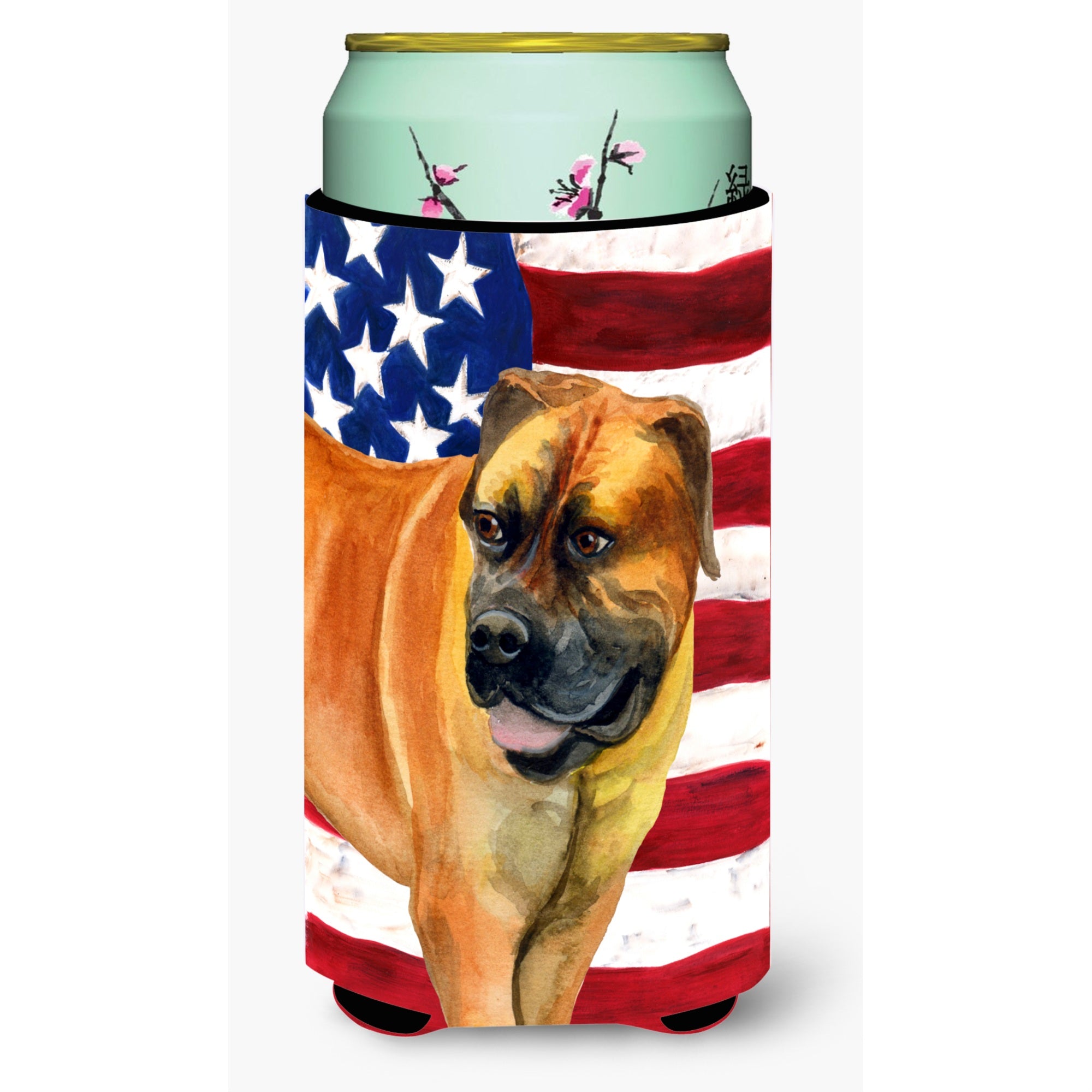 'Caroline'S Treasures Boerboel Mastiff Patriotic Decorative Can Hugger, Tall Boy, Multicolor''