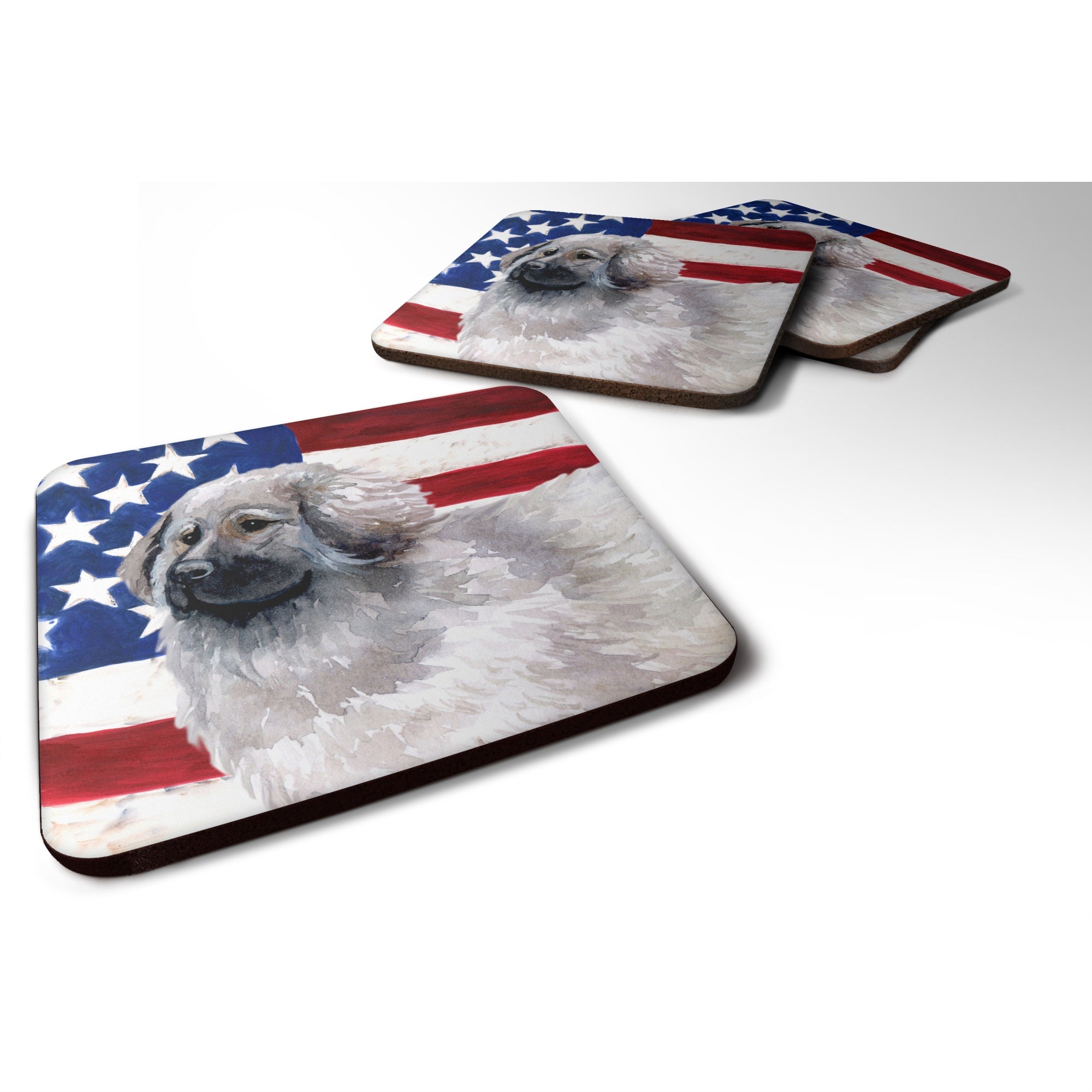 'Caroline'S Treasures Moscow Watchdog Patriotic Decorative Coasters, Multicolor''