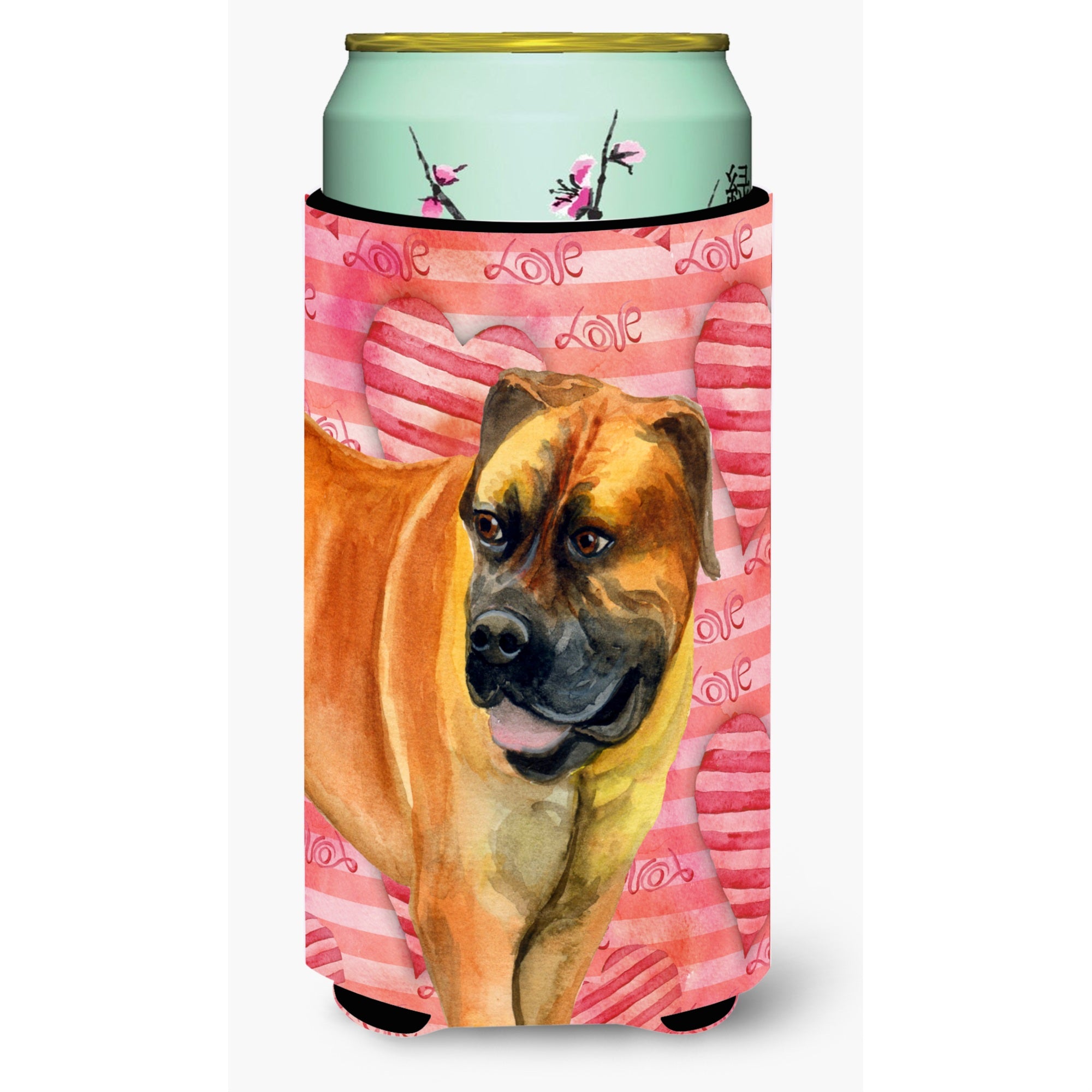 'Caroline'S Treasures Boerboel Mastiff Love Decorative Can Hugger, Tall Boy, Multicolor''