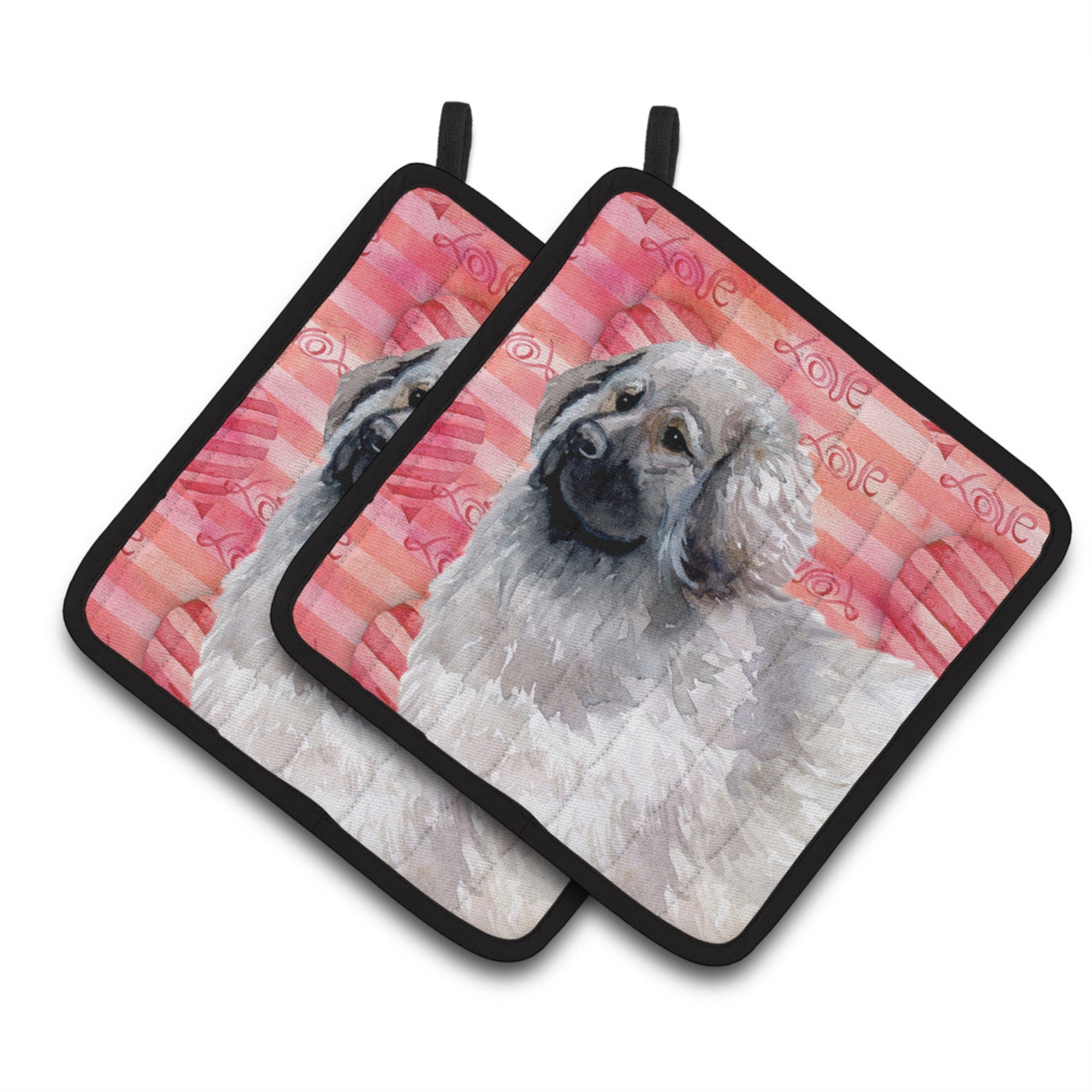'Caroline'S Treasures Moscow Watchdog Decorated Pot Holder, 7.5H X 7.5W, Love Is A Dog''