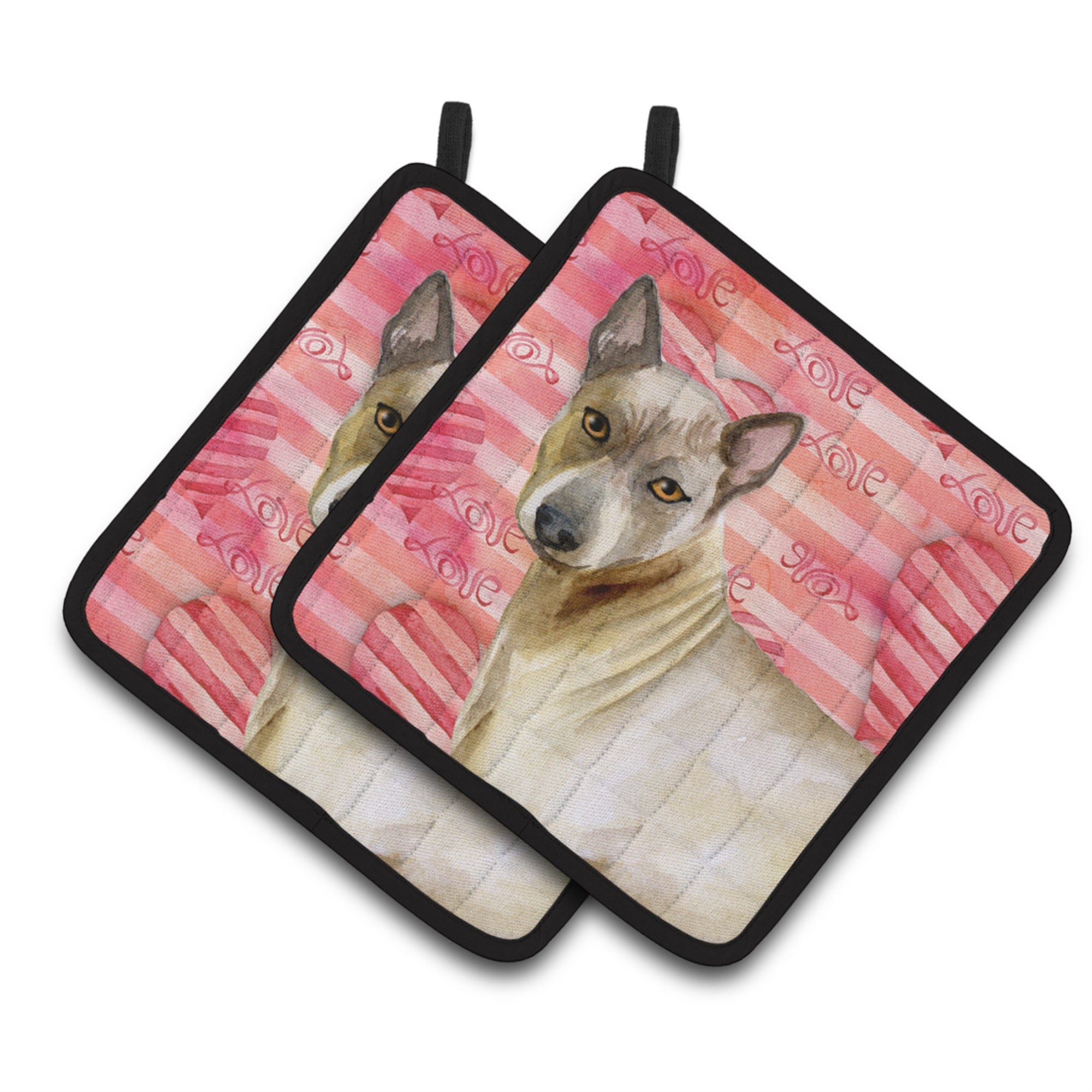 'Caroline'S Treasures Thai Ridgeback Decorated Pot Holder, 7.5H X 7.5W, Love Is A Dog''