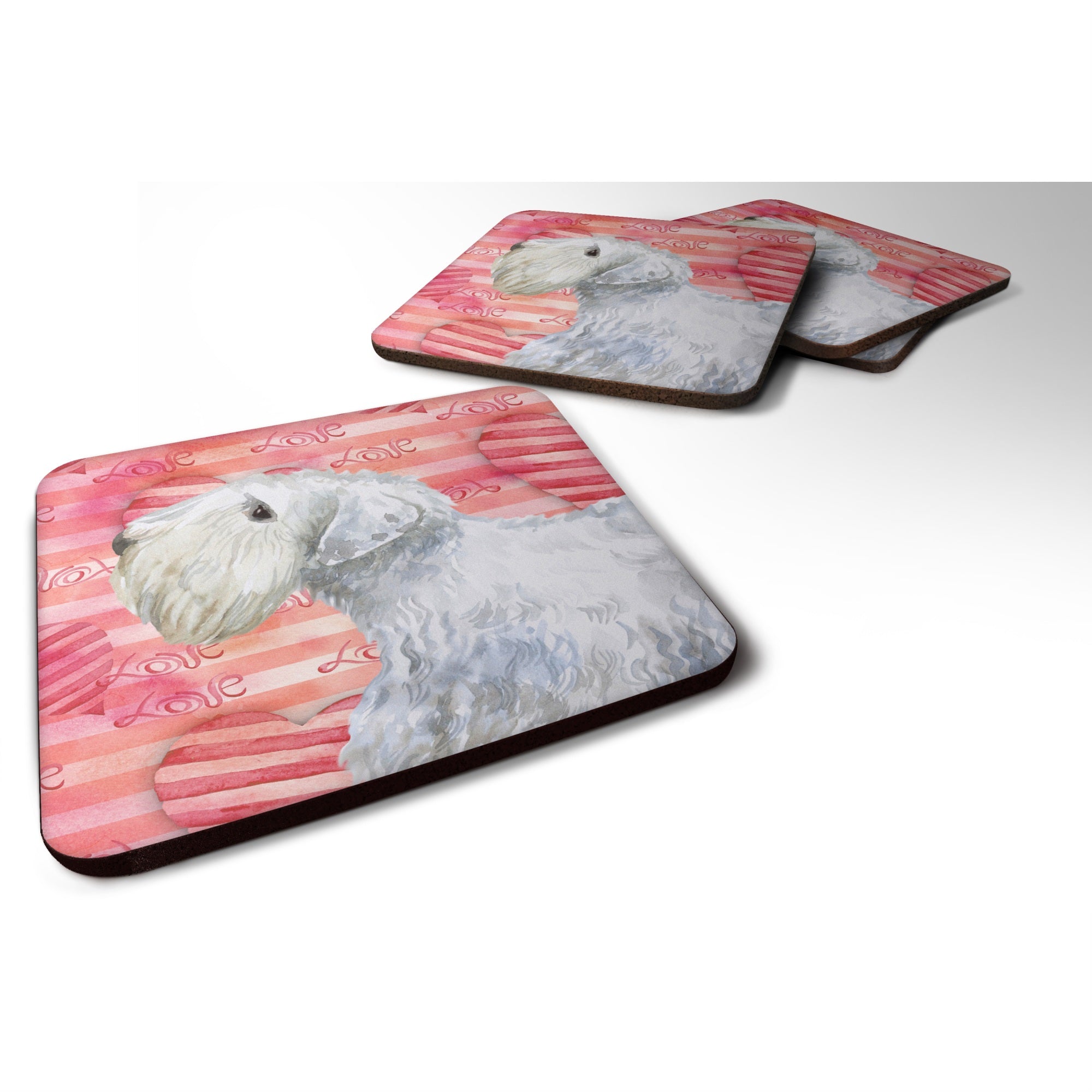 'Caroline'S Treasures Sealyham Terrier Love Decorative Coasters, Multicolor''