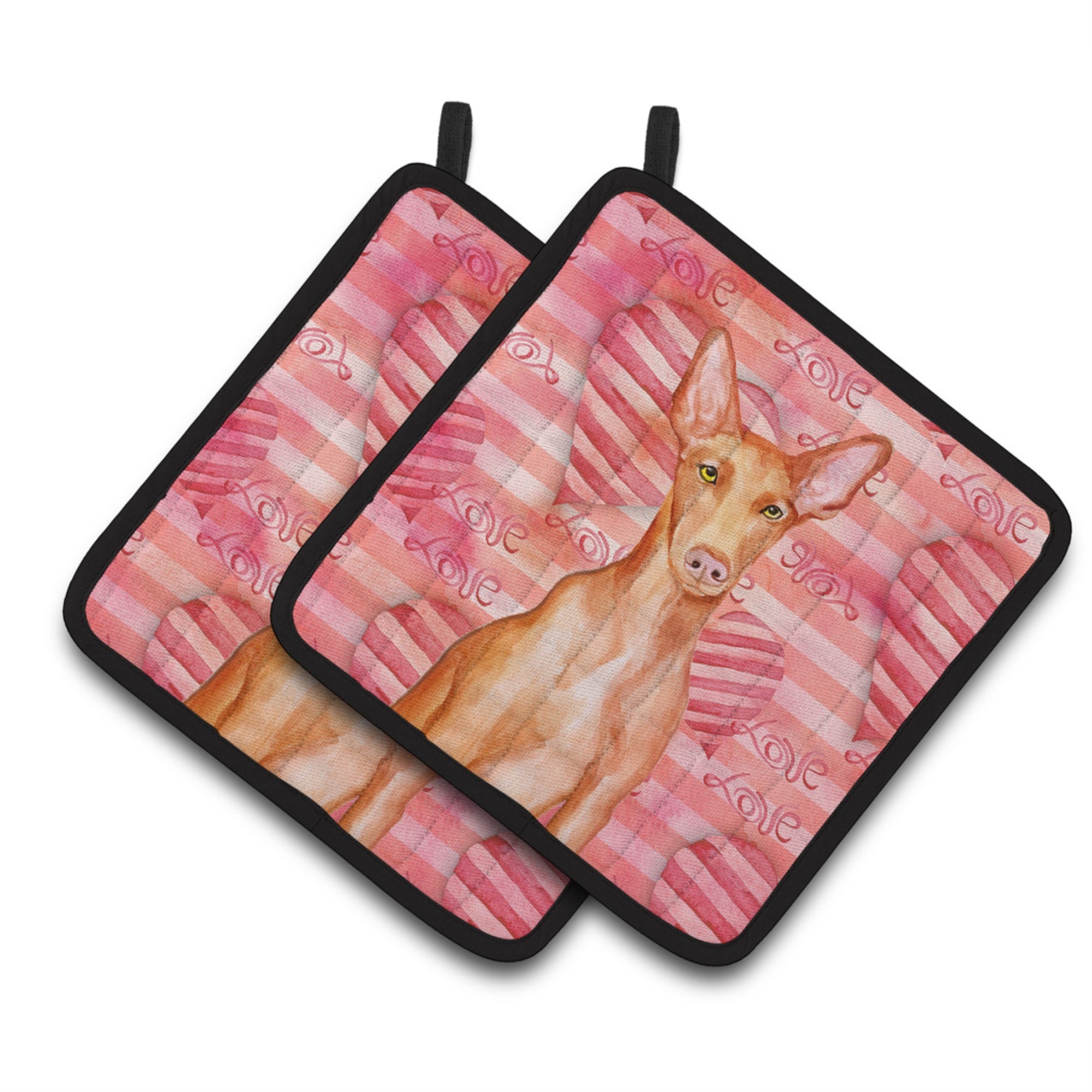 'Caroline'S Treasures Pharaoh Hound Decorated Pot Holder, 7.5H X 7.5W, Love Is A Dog''