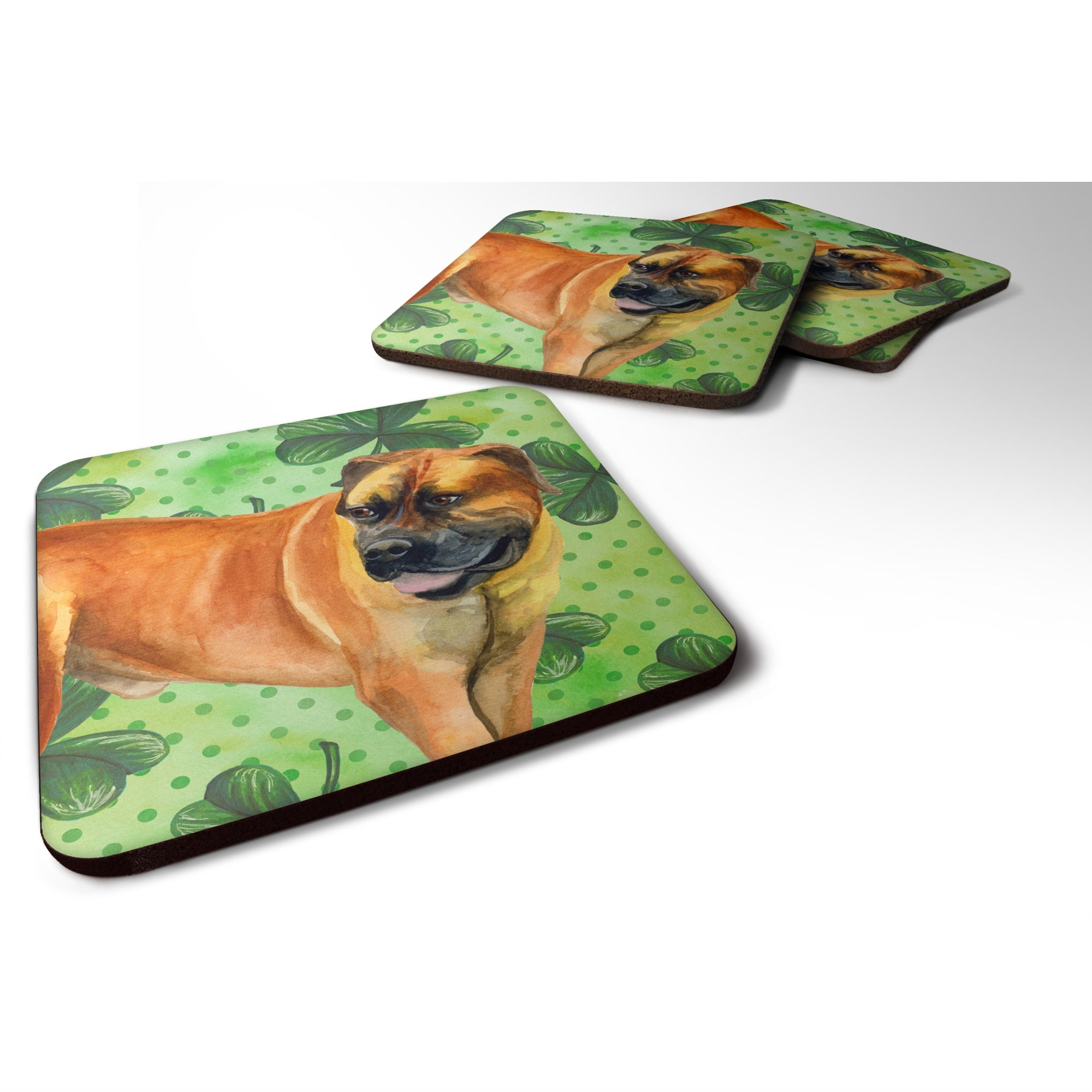 'Caroline'S Treasures Boerboel Mastiff St Patrick'S Decorative Coasters, Multicolor''